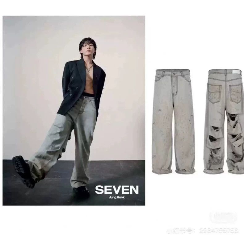Balenciaga Balenciaga size L Super Destrop Rip Super Destrop Jeans Wo Size US 27 - 7 Thumbnail