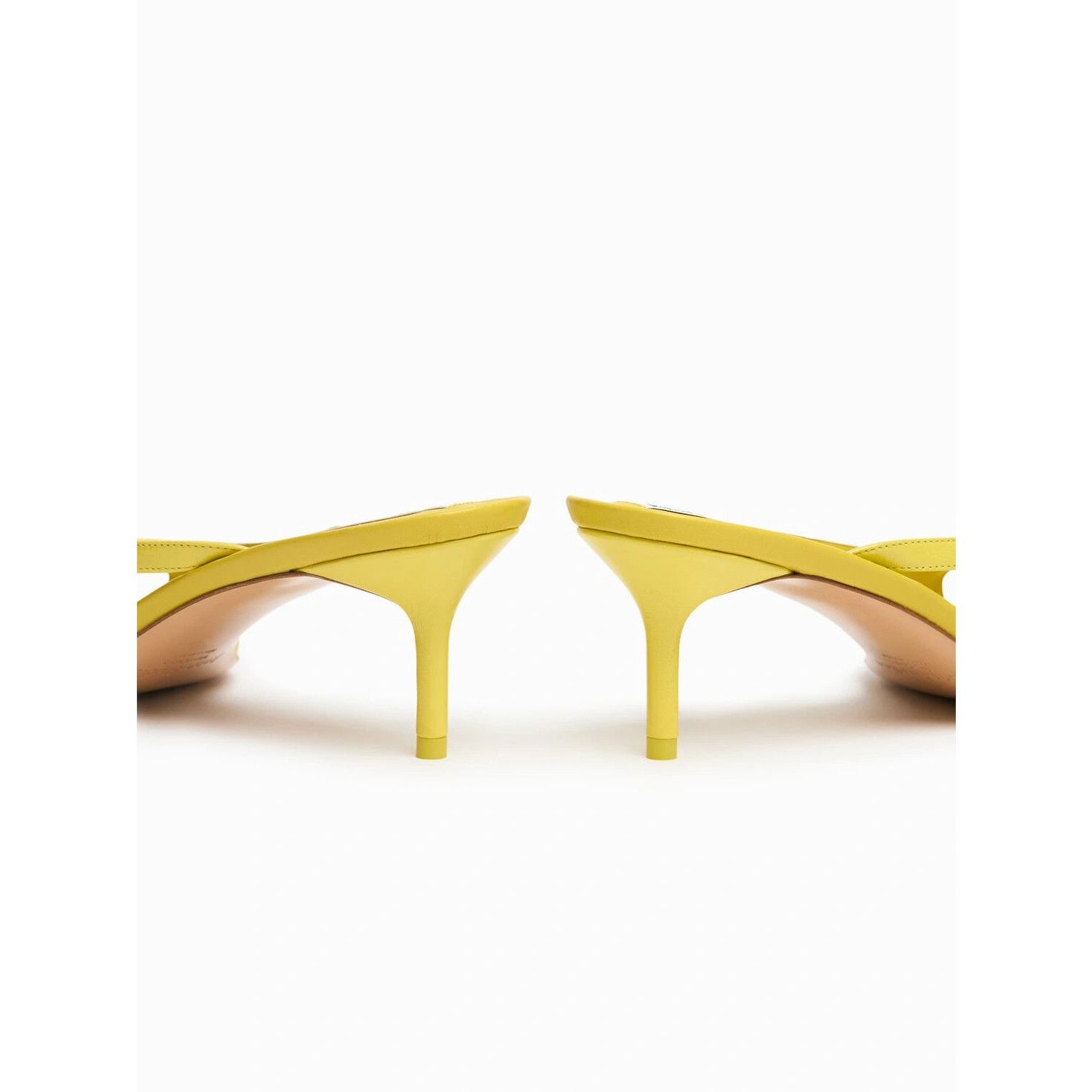 Acne Studios ACNE STUDIOS Yellow Leather 60mm Thong Sandals New & Authent Size US 9 / IT 39 - 3 Thumbnail