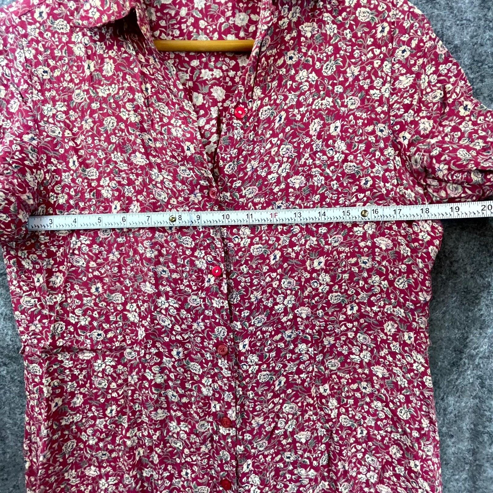 Cherokee Vintage Cherokee Dress Small Red Housewife Cottage Country Size S / US 4 / IT 40 - 5 Thumbnail