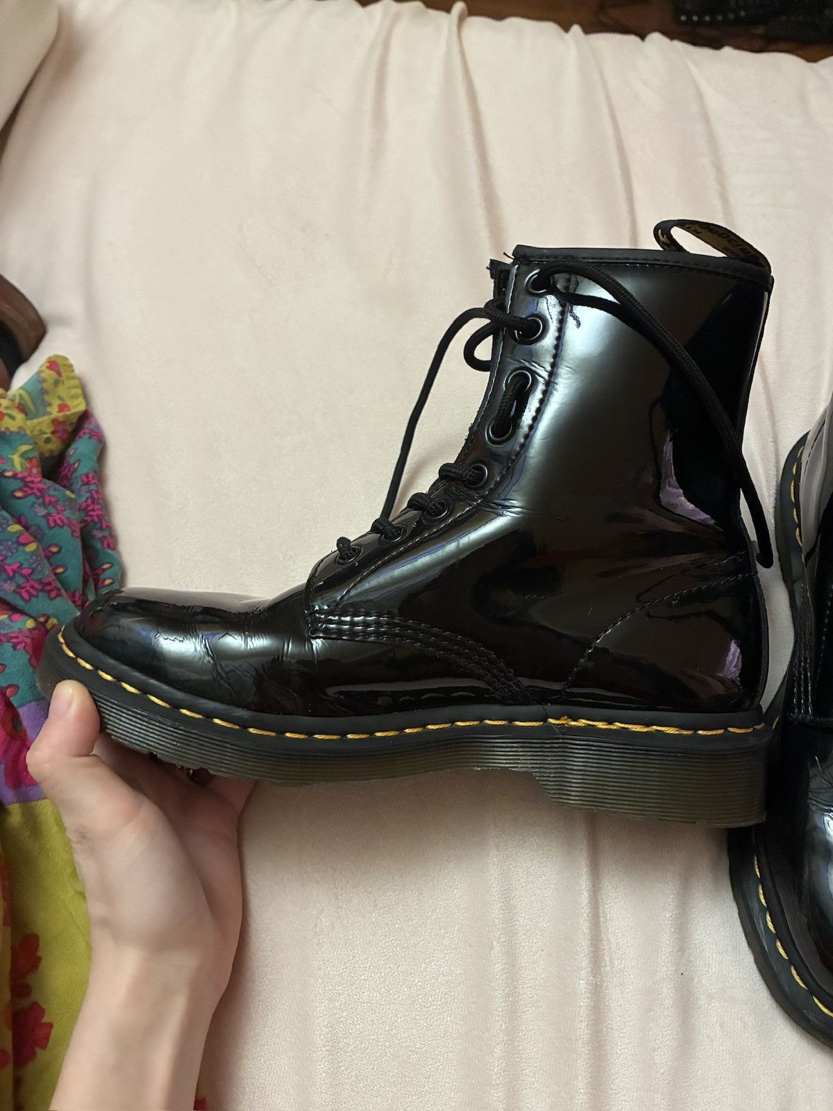 Dr. Marten’s 1460 Patent Leather Boots—Excellent Condition