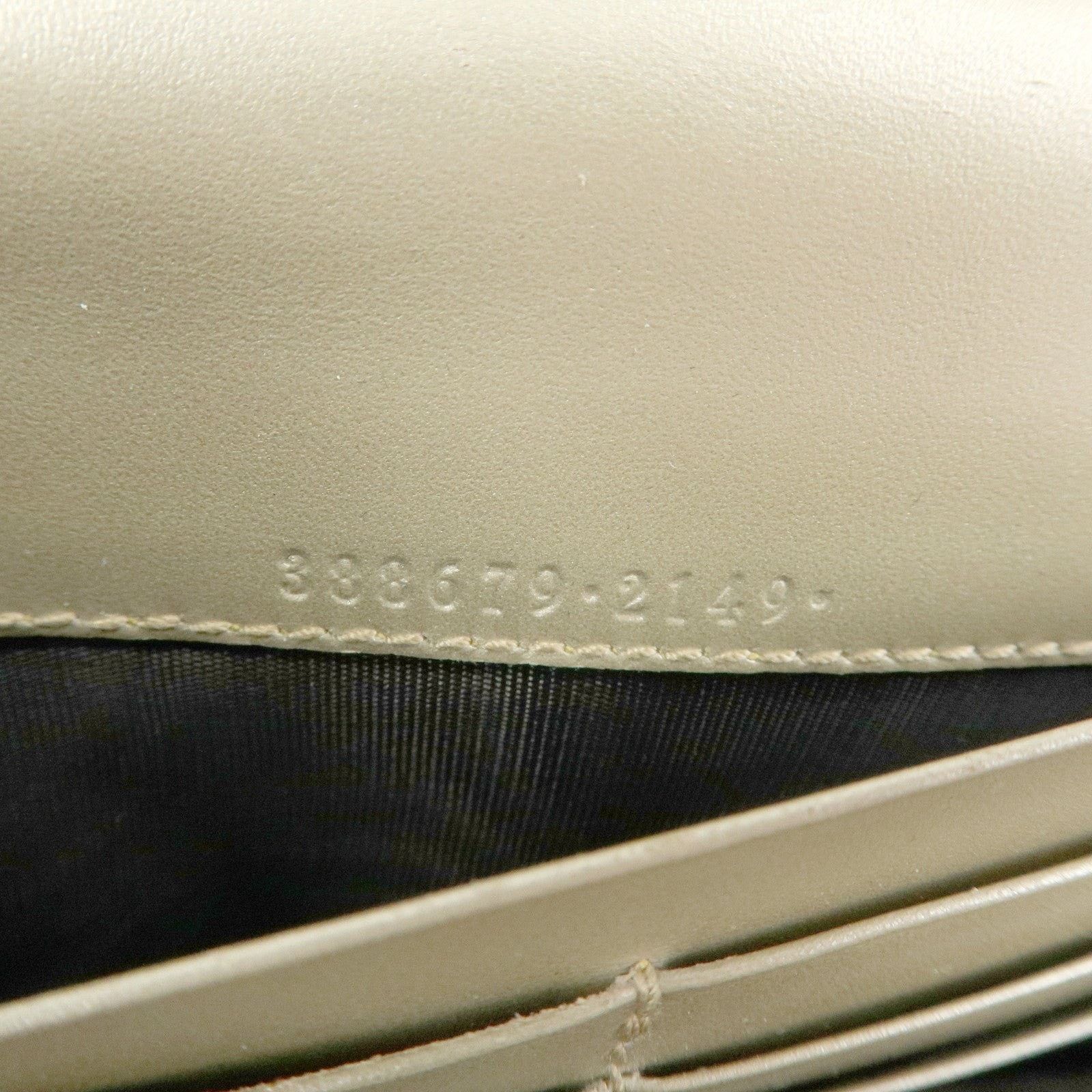 Gucci Gucci Guccissima Interlocking G Flap Wallet Patent Leather Size ONE SIZE - 8 Thumbnail