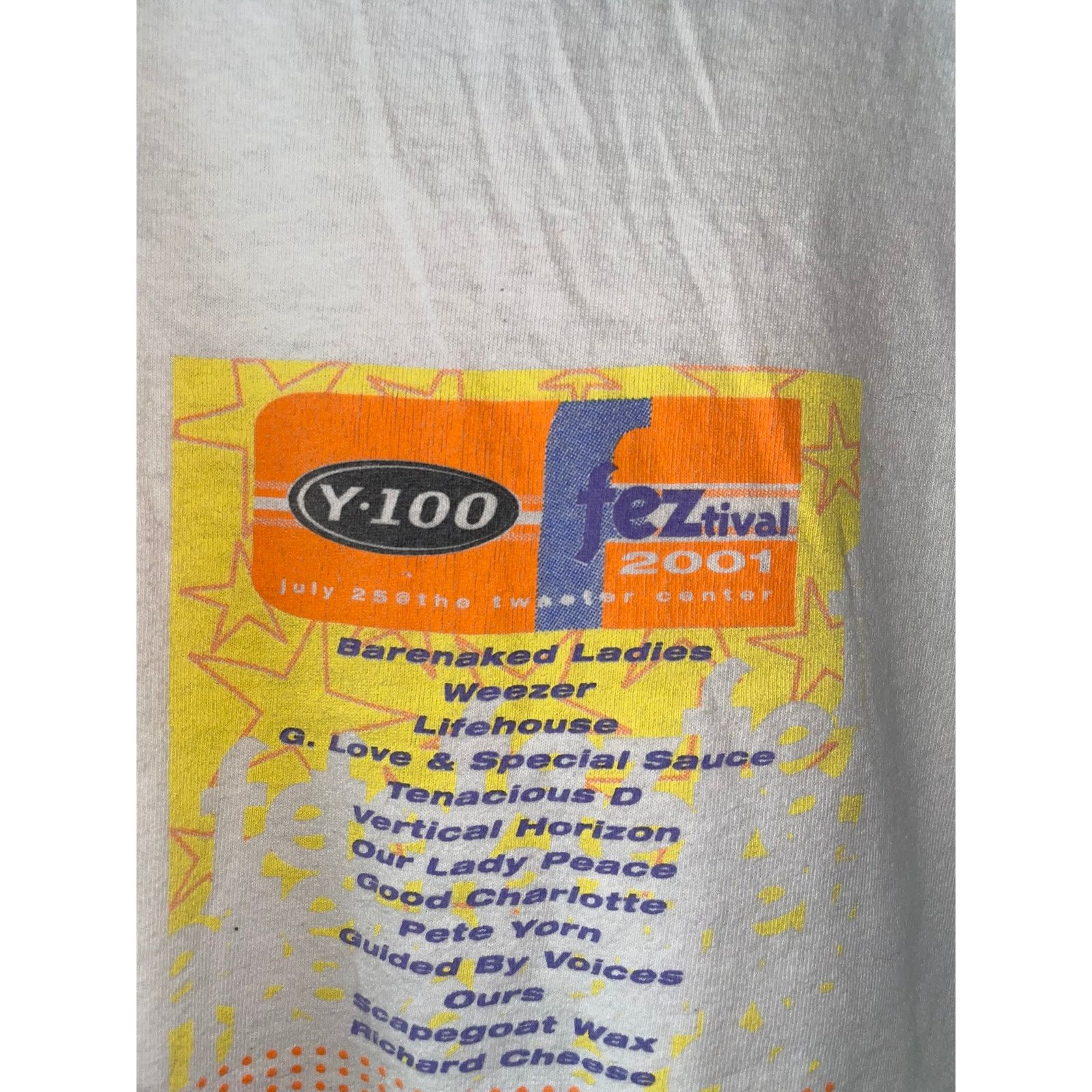 Gildan Vintage Concert Shirt Fez Promo Concert Weezer Tenacios D Size US M / EU 48-50 / 2 - 7 Thumbnail