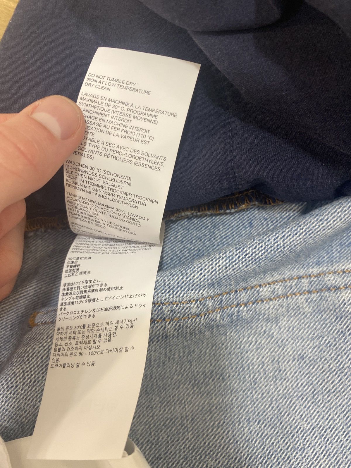 1017 ALYX 9SM Oversized denim cargo pants 1017 ALYX 9SM Size US 32 / EU 48 - 7 Thumbnail