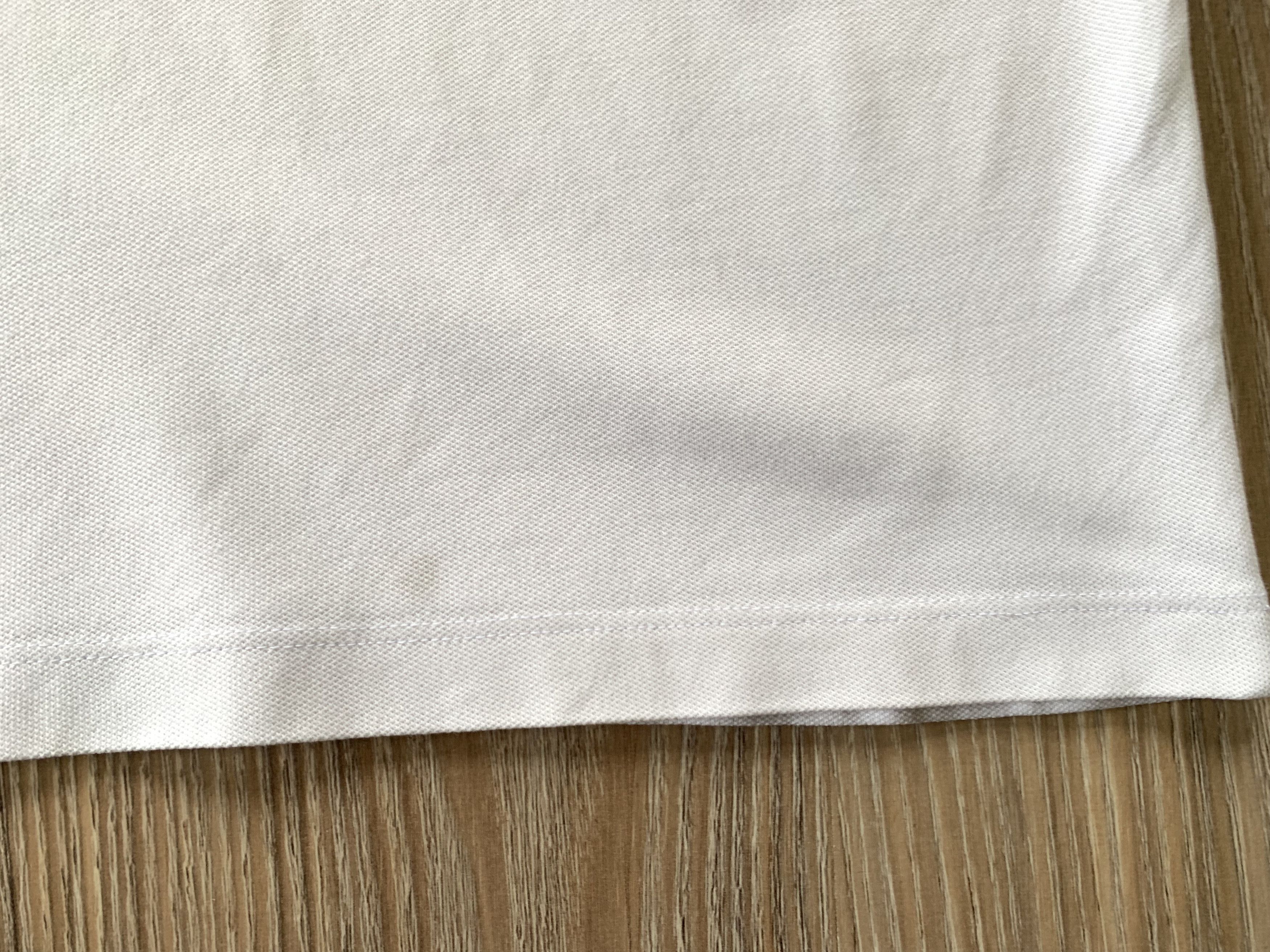 Lacoste × Vintage Vintage Lacoste Slim Fit White Grey Polo T Shirt Size US L / EU 52-54 / 3 - 7 Thumbnail