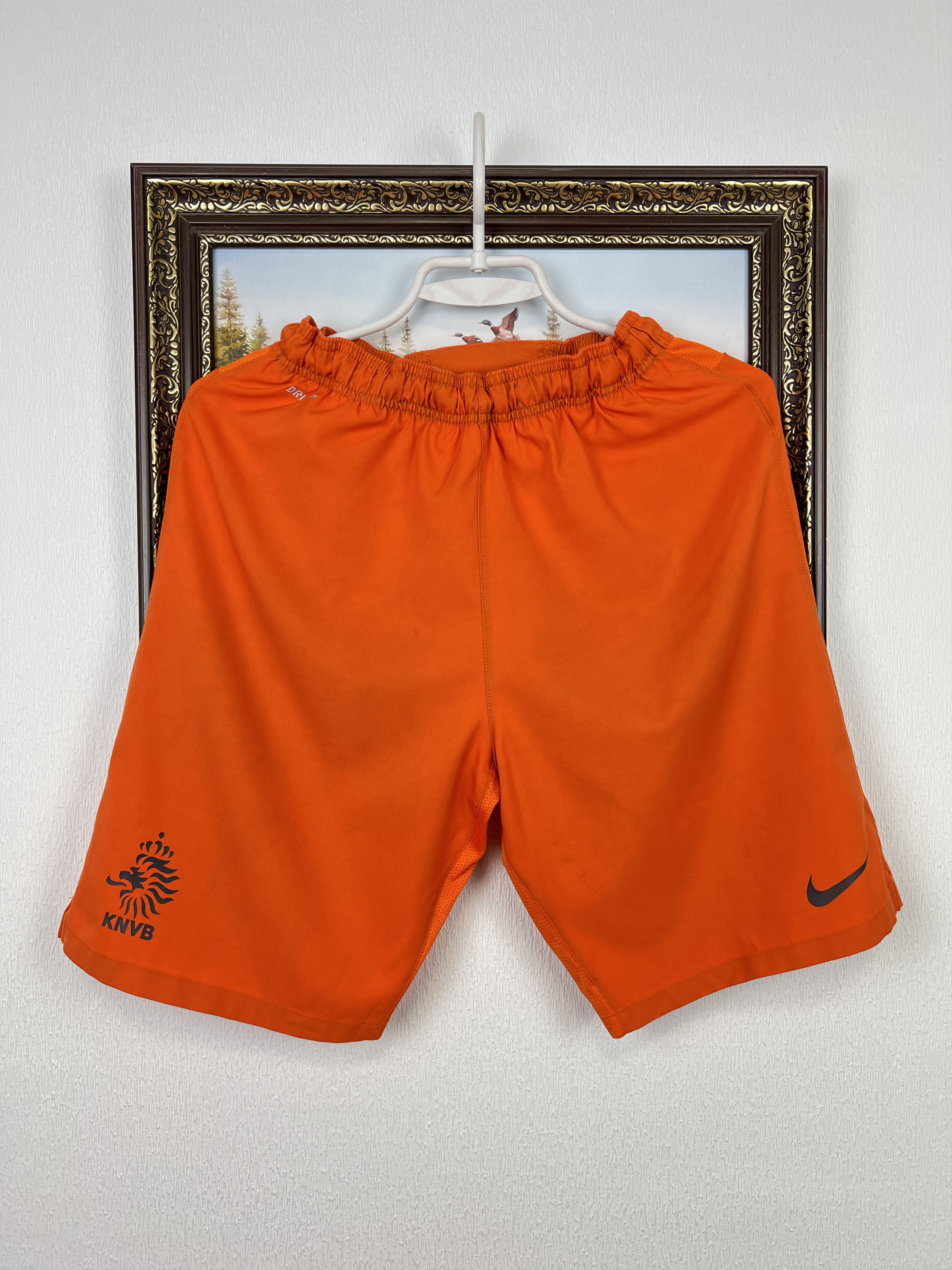 Nike Nike Orange Netherlands Holland Football Shorts S Size US 30 / EU 46 - 1 Thumbnail