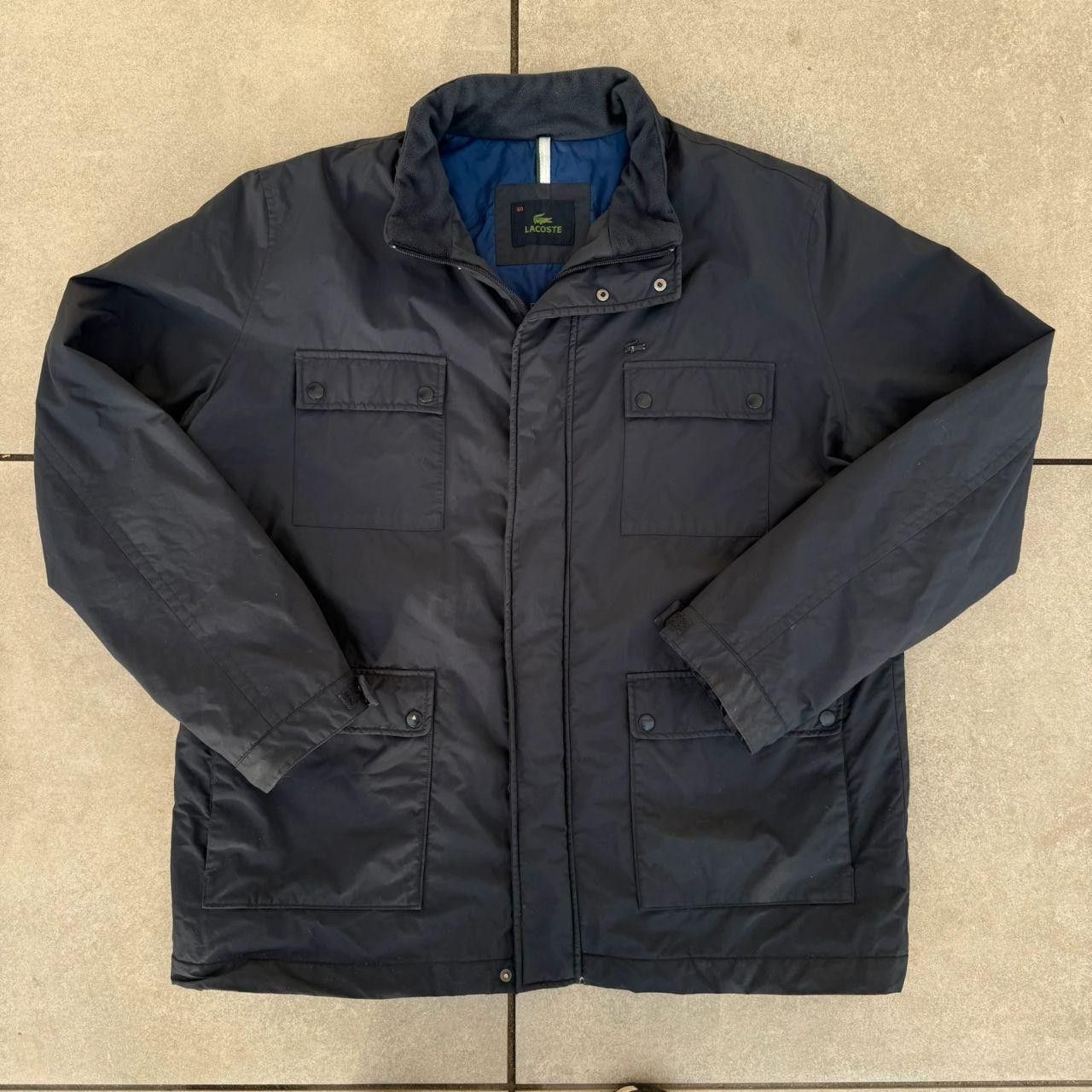 Lacoste Lacoste Warmed Jacket Navy Blue Coat Size US XXL / EU 58 / 5 - 1 Thumbnail