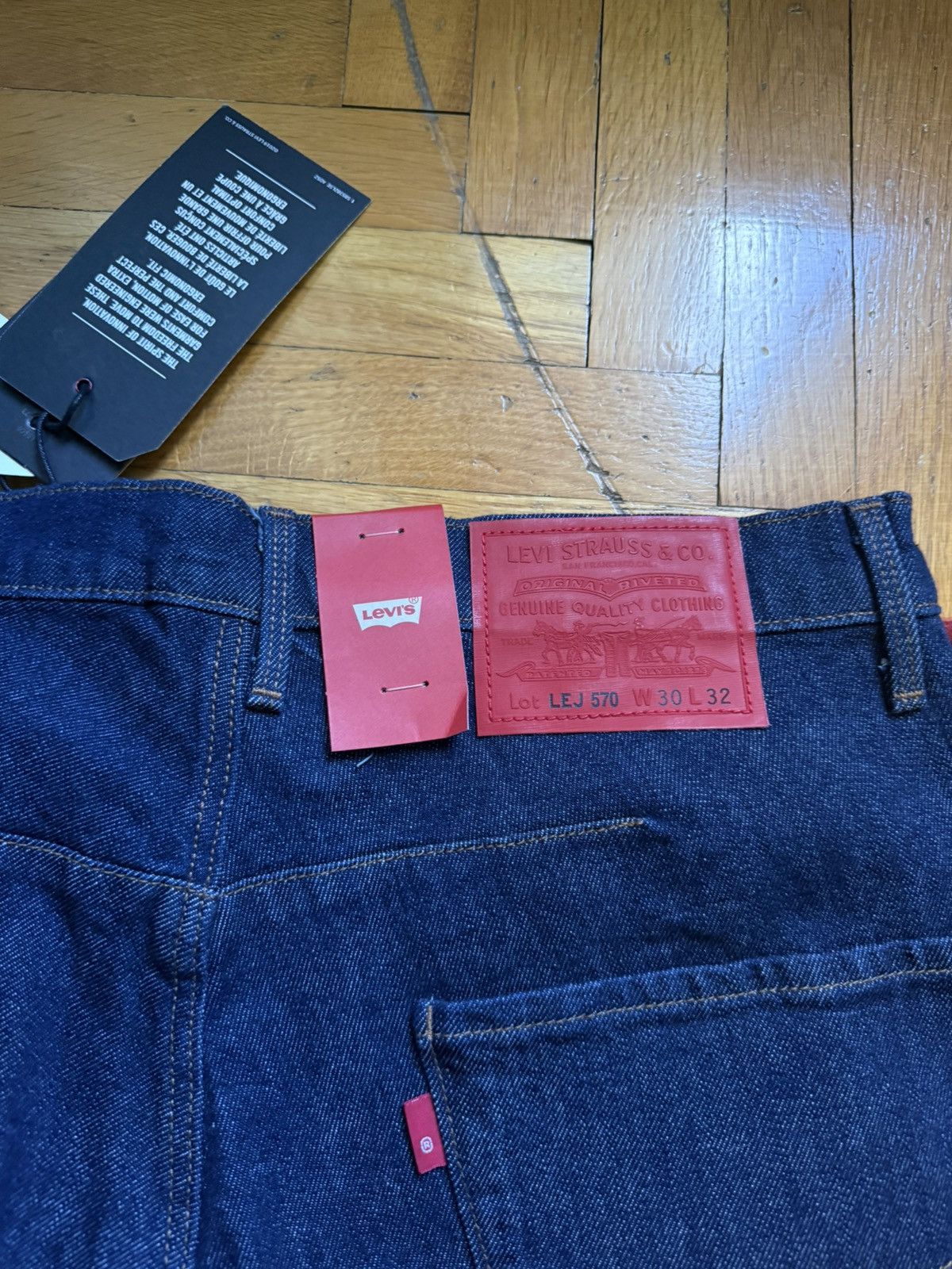 Levi's Levi’s Engineered Raw Japanese style denim loose tapered Size US 30 / EU 46 - 6 Thumbnail