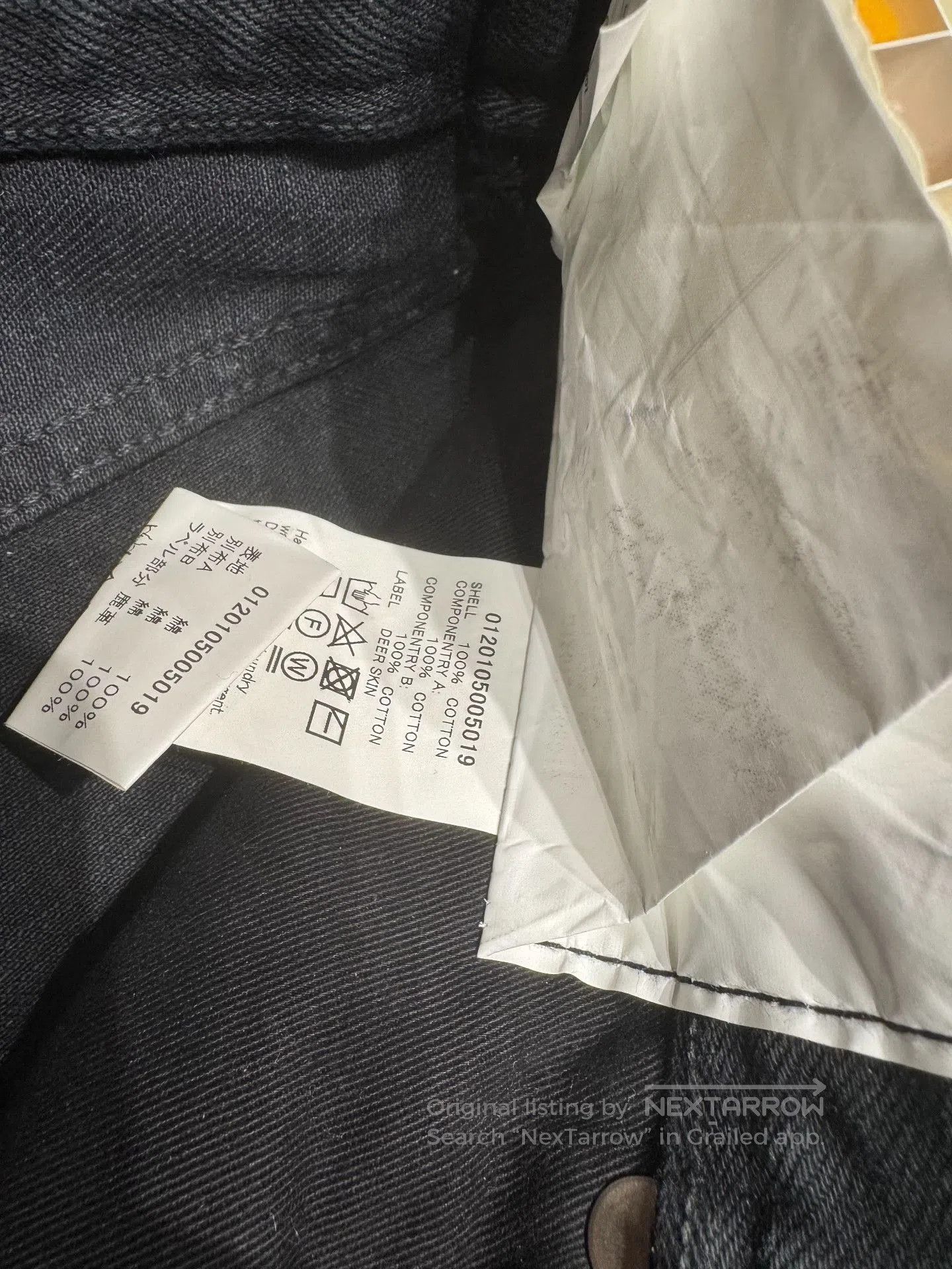 Visvim Visvim 12D17 Dark Gray Distressed Jeans. Size US 34 / EU 50 - 4 Thumbnail