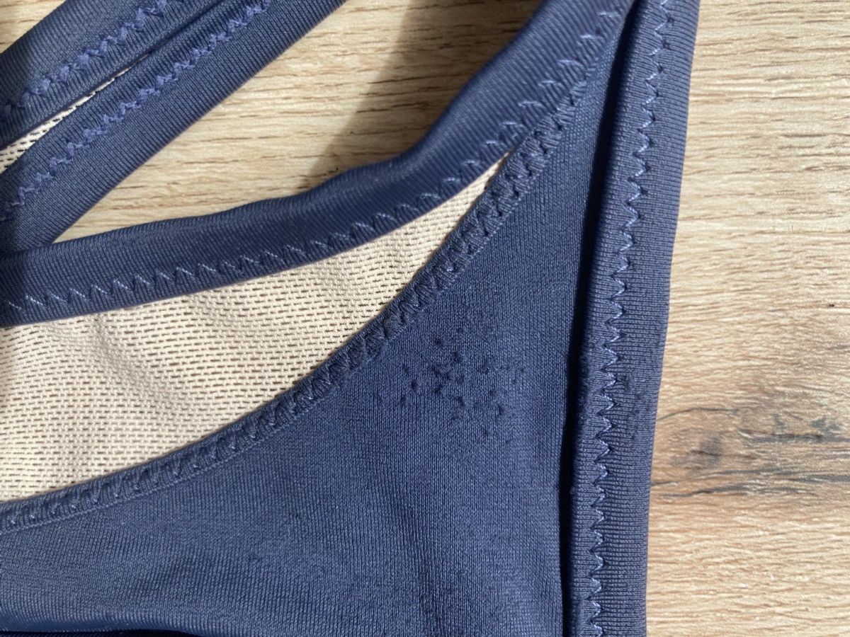 Adidas × Stella McCartney Stella McCartney + Adidas Grey Mesh Swim/Gym Crop Top Size M / US 6-8 / IT 42-44 - 10 Thumbnail