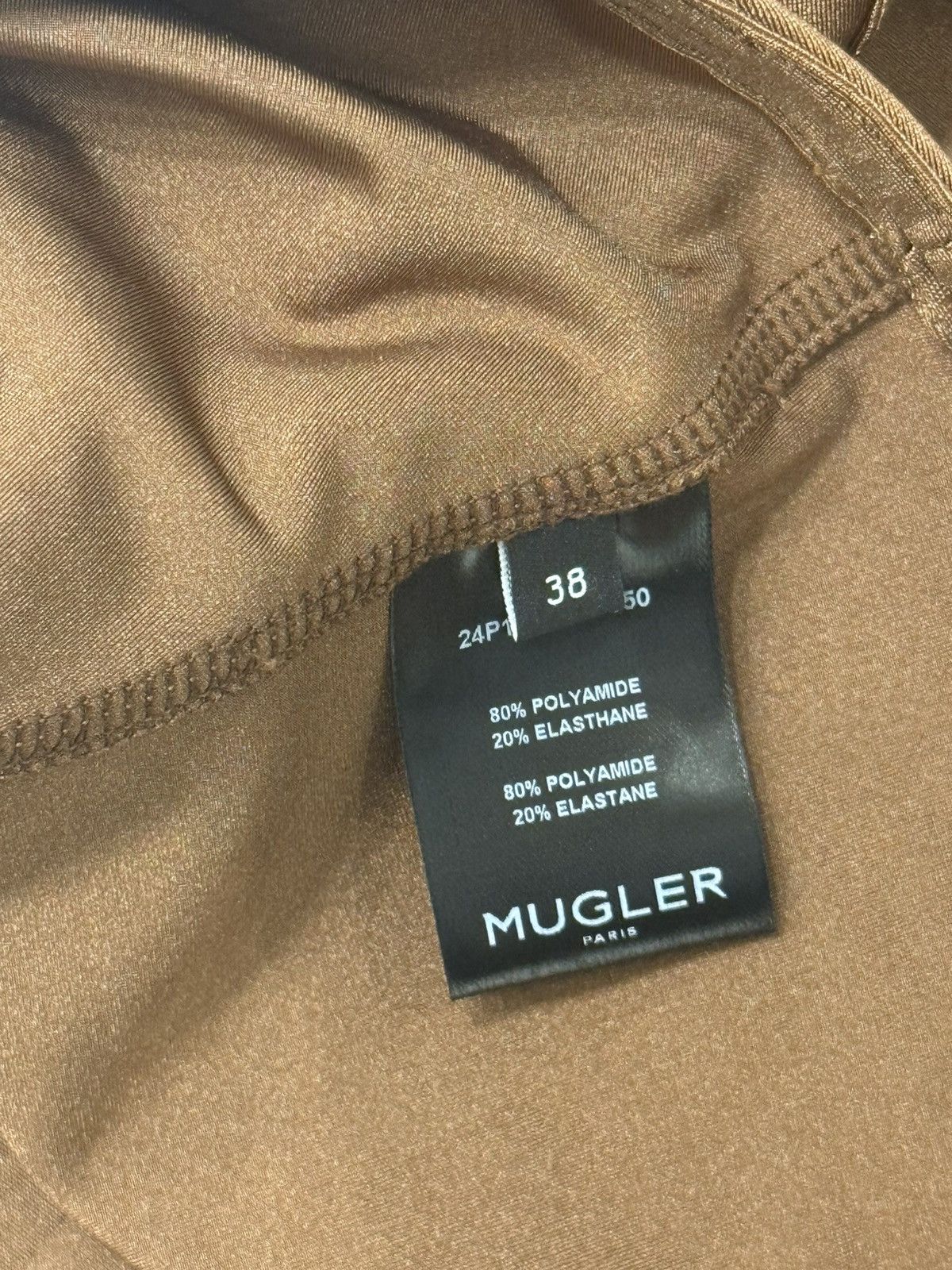 Mugler Mugler Brown Corseted Tank Top Size S / US 4 / IT 40 - 9 Thumbnail