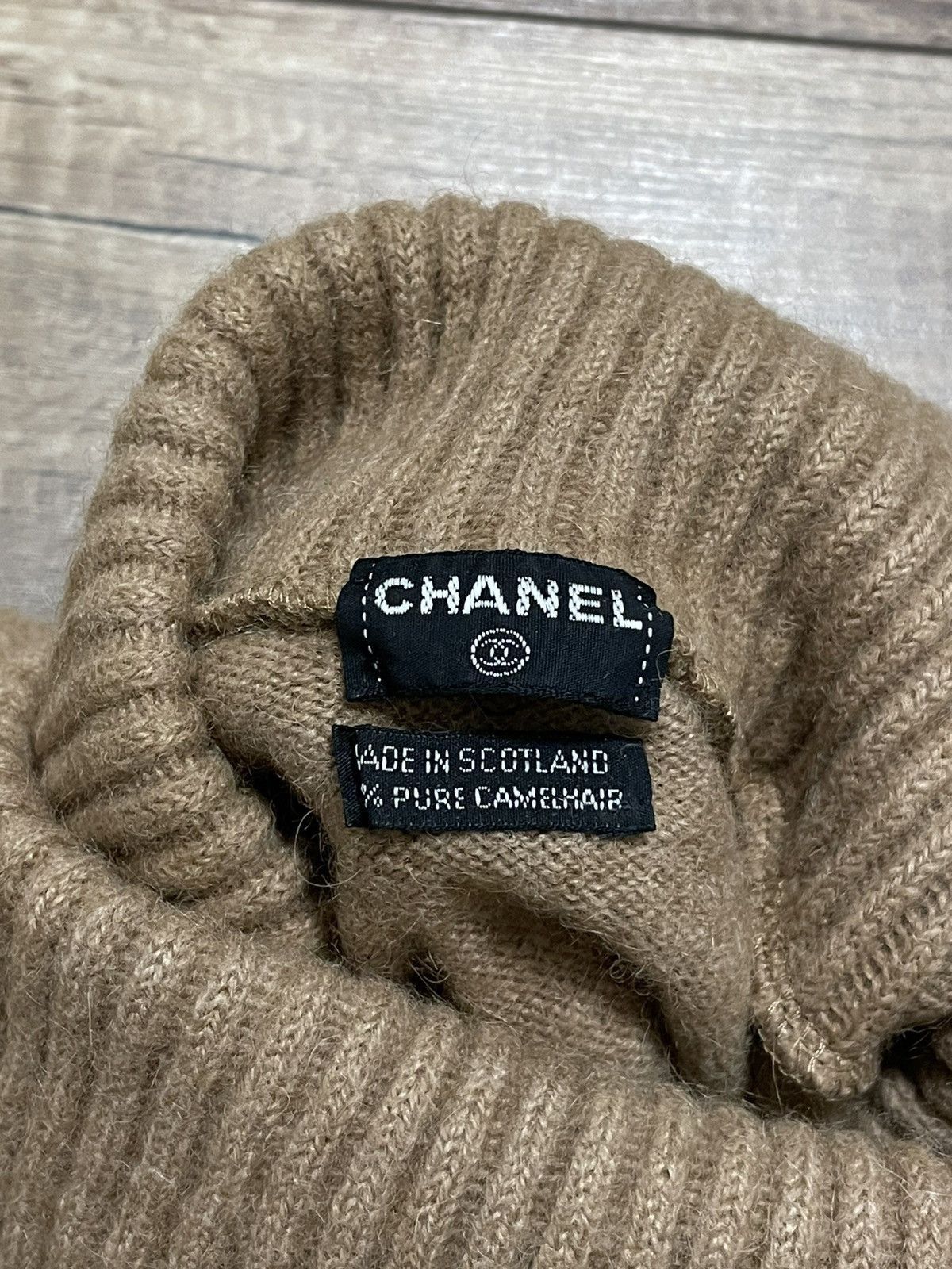 Chanel Chanel Camelhair Long Turtleneck Sweater Tunique Dress Size M / US 6-8 / IT 42-44 - 9 Thumbnail
