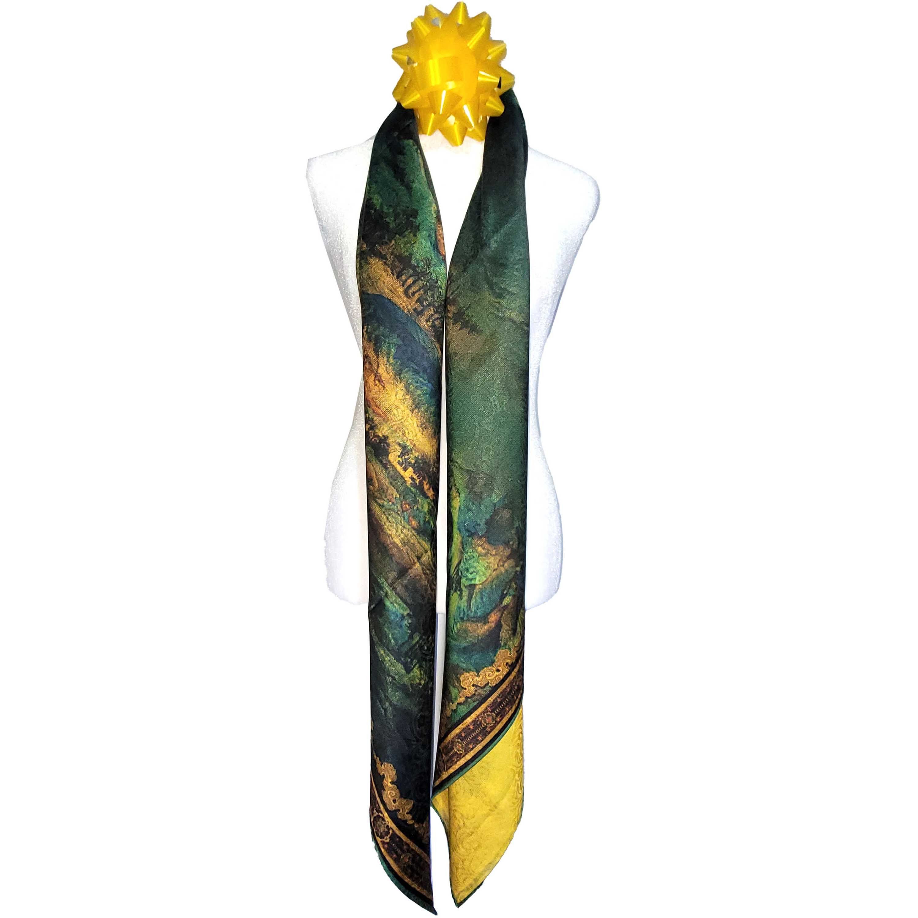 Other NWT Double Sided Silk Scarf 52"x52" Large Square Wrap 3228 Size ONE SIZE - 4 Thumbnail