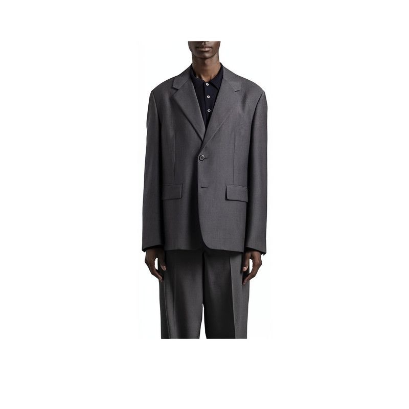 Prada Prada Black Casual Long Sleeve Suit Jacket Size US XL / EU 56 / 4 - 1 Thumbnail