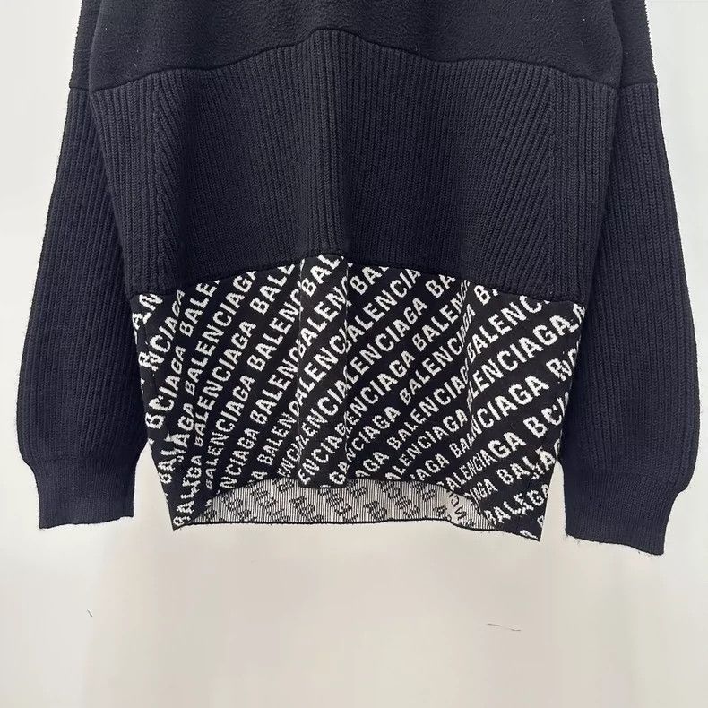 Balenciaga Balenciaga SS21 Full print stretch fleece paneled turtlenec Size US S / EU 44-46 / 1 - 4 Thumbnail