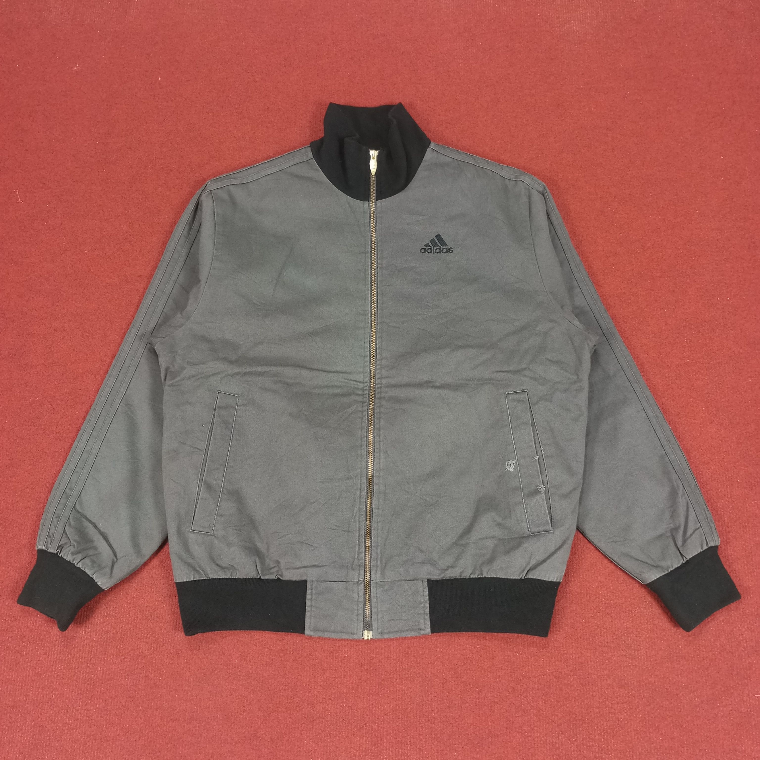 Adidas × Vintage Adidas X Custom Yohji Yamamoto Art Style Streetwear Jacket Size US L / EU 52-54 / 3 - 3 Thumbnail