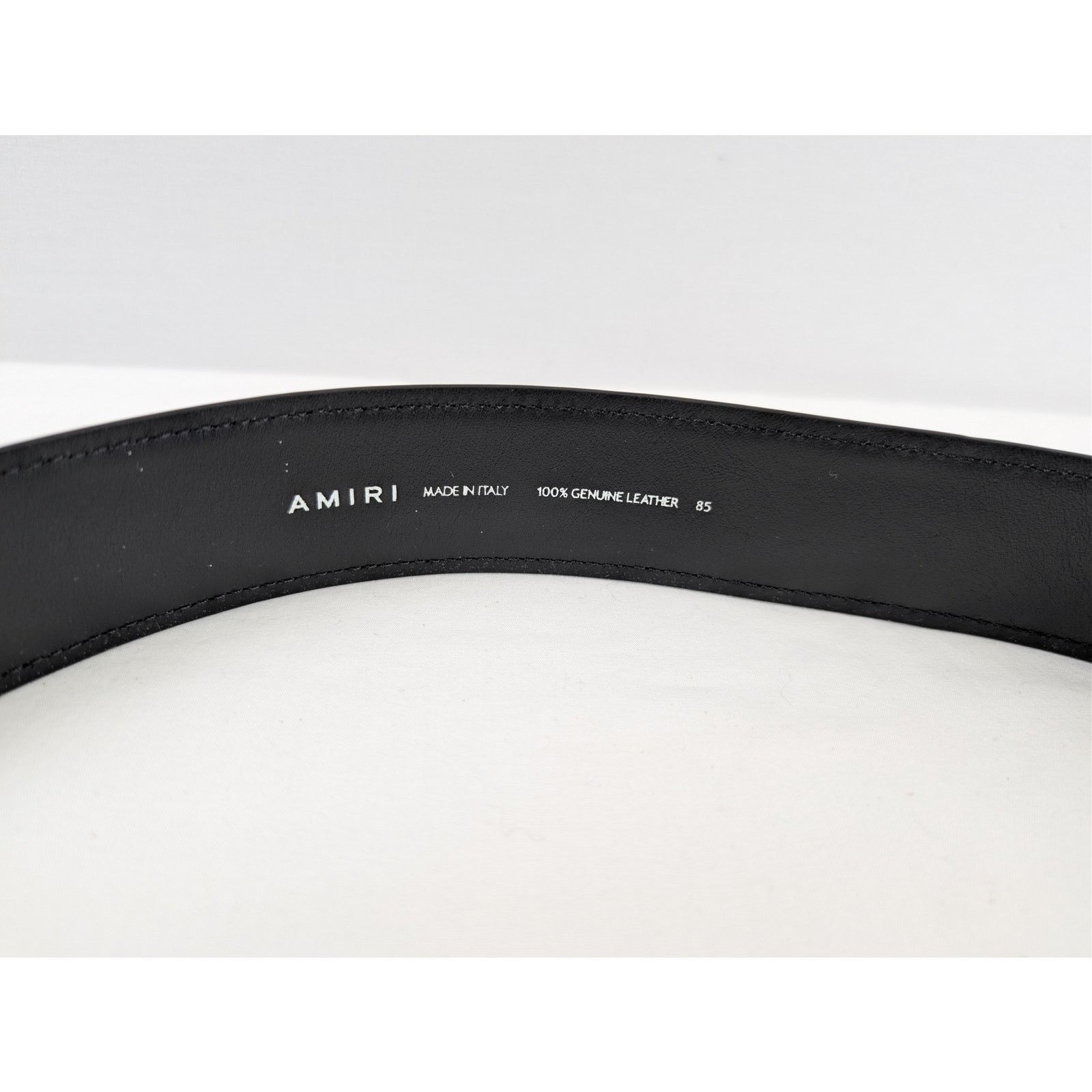 Amiri o1rshd1 Size: 85cm / 4cm Amiri Staggered Belt in Black Size 34 - 7 Thumbnail