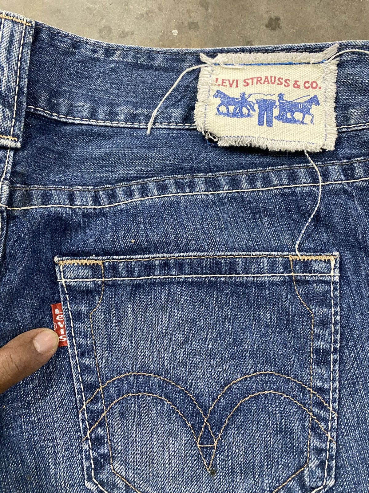 Levi's Baggy Jeans Levis Low Rise Flared @318 Size US 30 / EU 46 - 11 Thumbnail