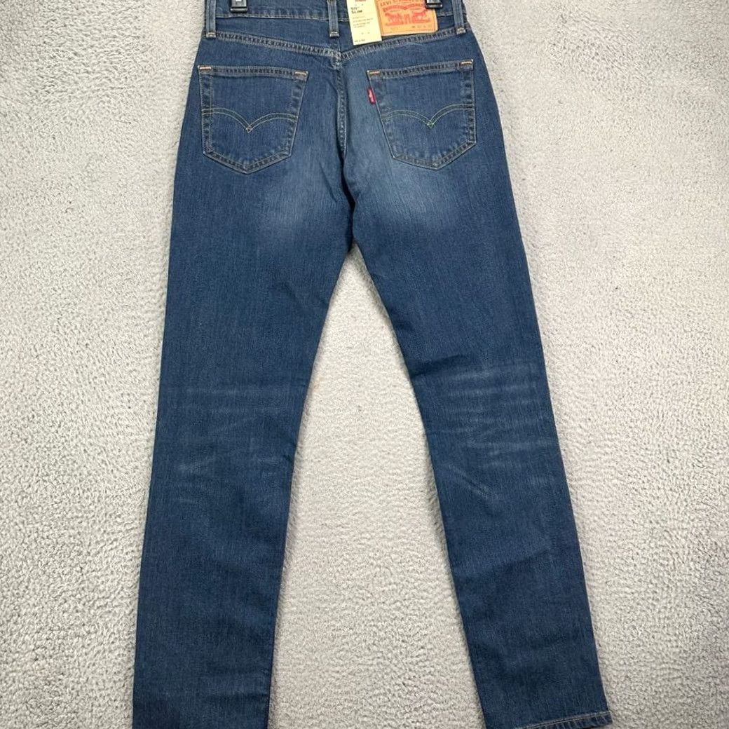 Levi's Levi's 511 Slim Fit Jeans Mens 30X32 Blue Distressed Red Tab 5 Pocket Stretch NEW Size US 30 / EU 46 - 2 Thumbnail