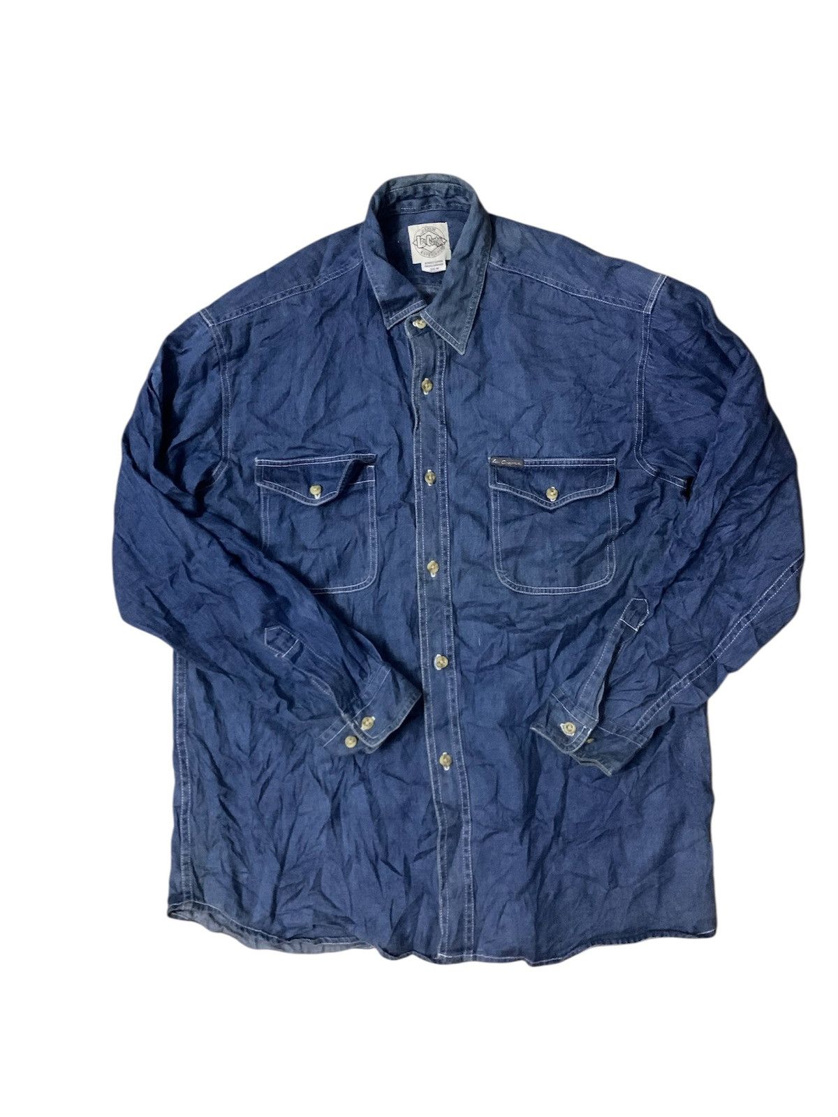 Lee Cooper Distressed Denim Shirt