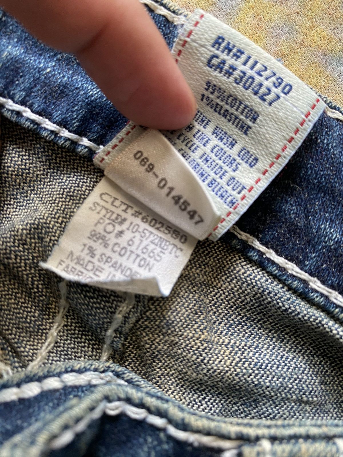 True Religion Vintage True Religion Disco Billy Big T Jeans USA Sz 29 Size 29" - 9 Thumbnail