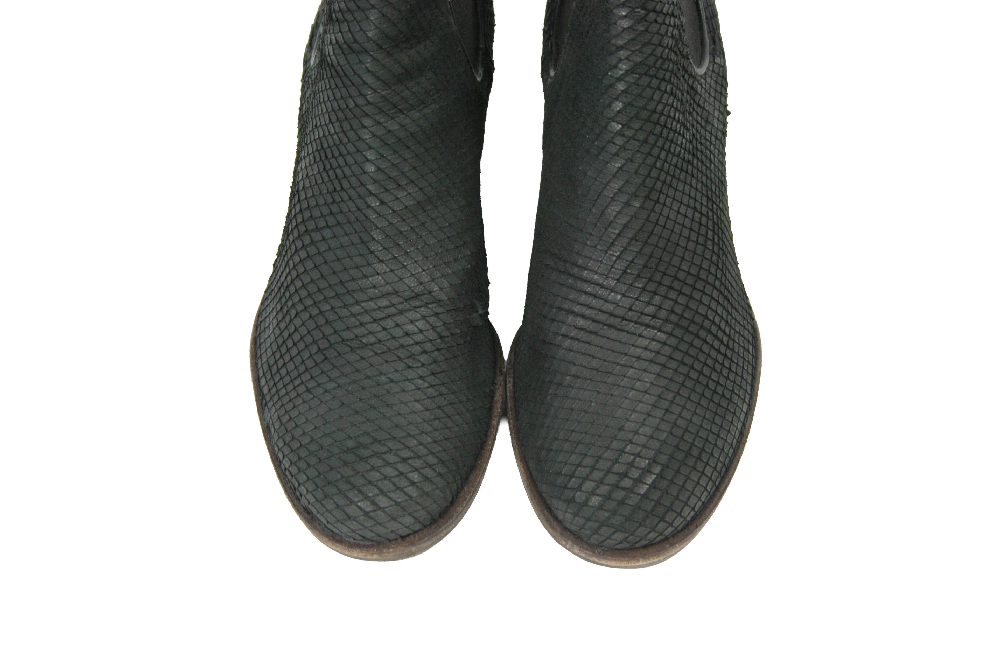 The Last Conspiracy 00S Fish Scales Suede Heeled Ankle Boots Vintage Size US 7 / IT 37 - 5 Thumbnail