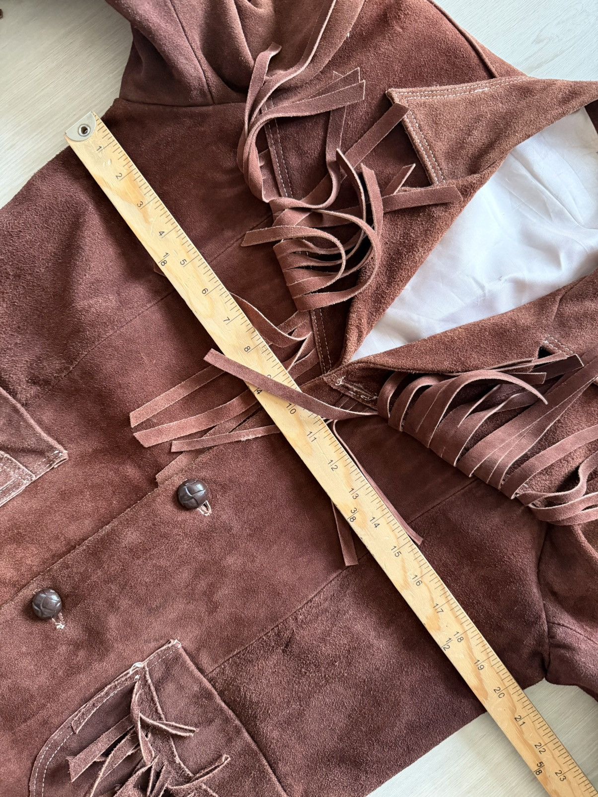 Vintage Vtg 70s Western Leather Fringe Jacket Sz M- Mexico Handmade Size US S / EU 44-46 / 1 - 9 Thumbnail