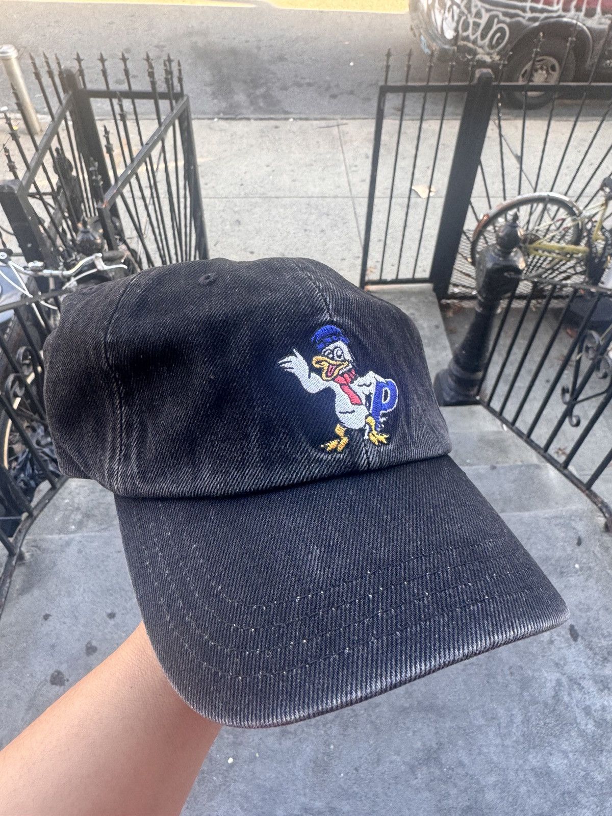 Palace Palace Chilly Duck Out Denim 6-Panel Black Size ONE SIZE - 1 Thumbnail