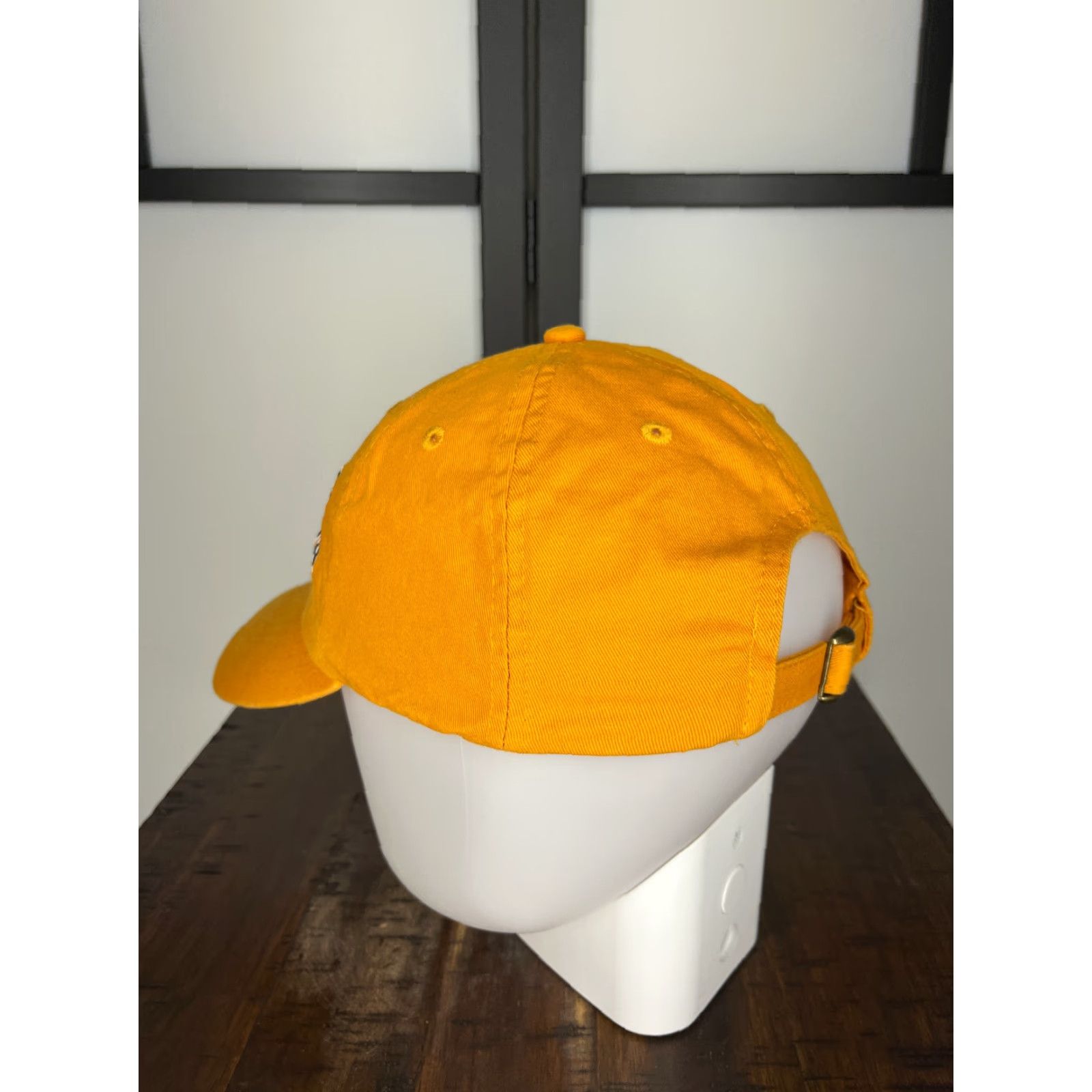 Vintage Pittsburgh Hat Strap Back Adult One Size Yellow Embroidered 100% Cotton Cap Size ONE SIZE - 5 Thumbnail