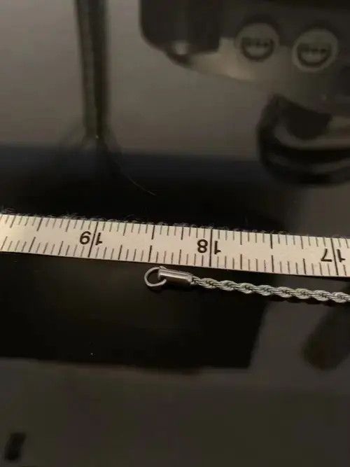 Other 18.5” Stainless Steel 1.5mm Twisted Rope Chain Size ONE SIZE - 2 Thumbnail