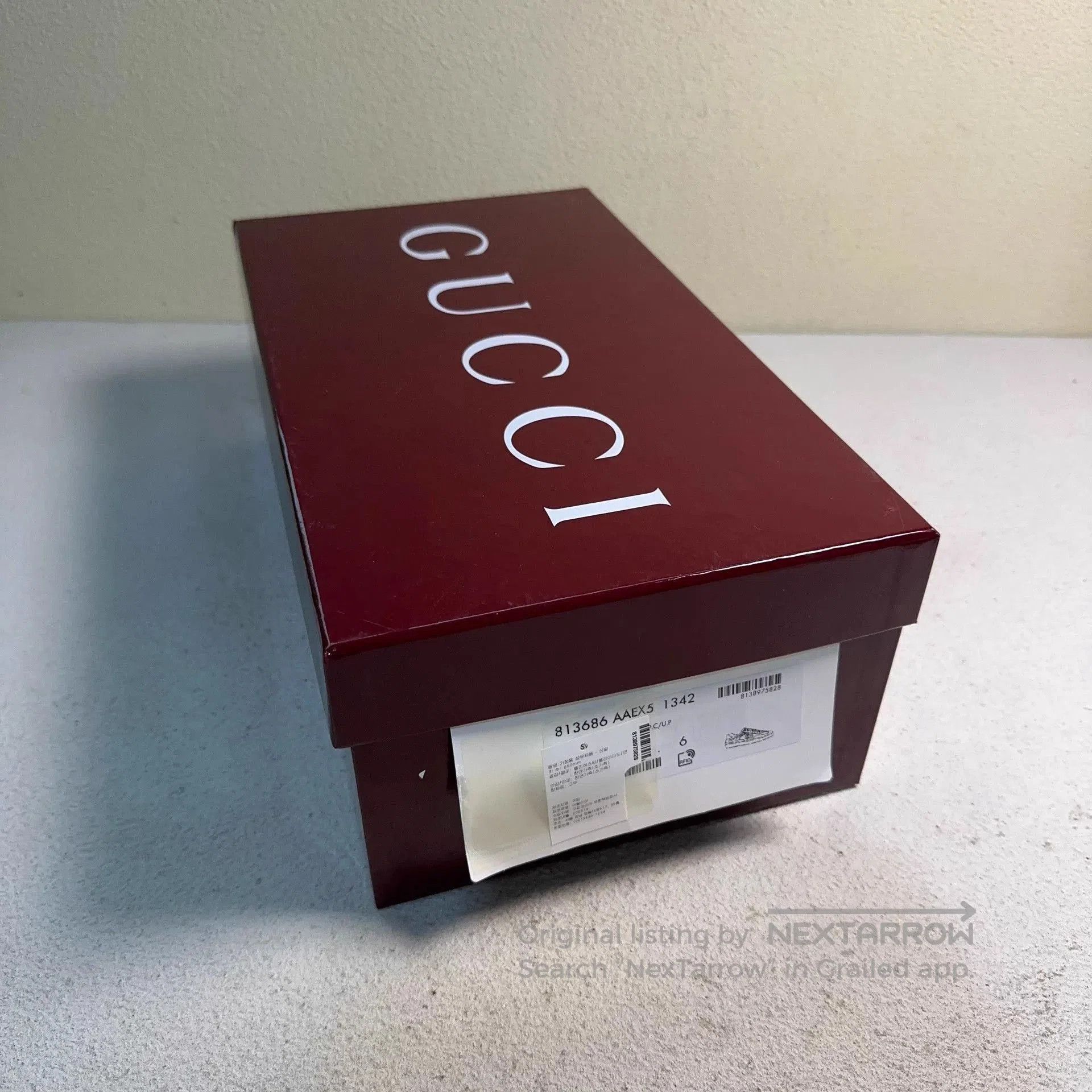 Gucci Gray Low-Top Sneakers Size 7. Size US 7 / EU 40 - 6 Thumbnail