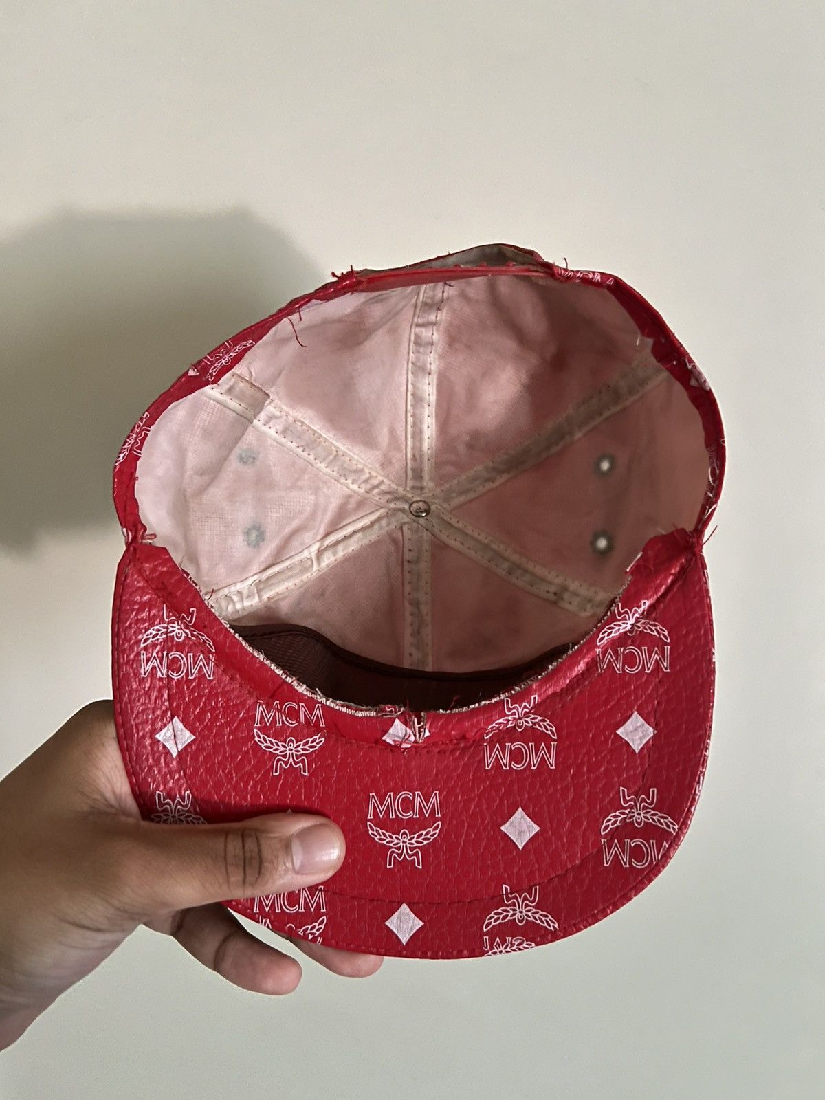 MCM MCM Monogram Snapback Hat Vintage 80s 90s Size ONE SIZE - 3 Thumbnail