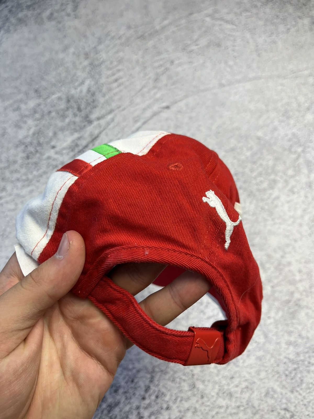 Ferrari Vintage Puma Ferrari Distressed Cap Y2K Size ONE SIZE - 14 Thumbnail
