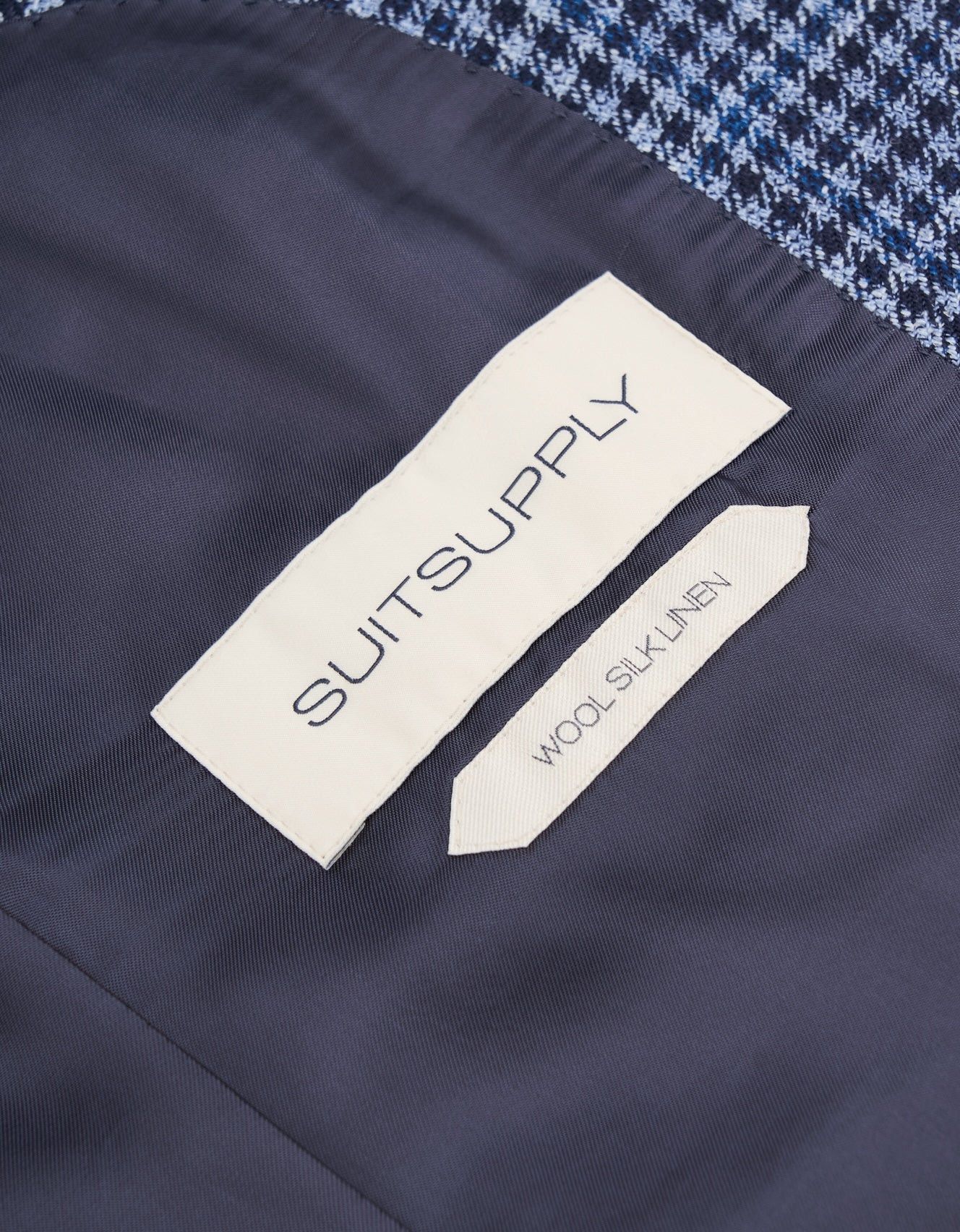 Suitsupply NWT Suitsupply blue shepherd check 3pc suit, size 36R\EU46 Size 36R - 7 Thumbnail