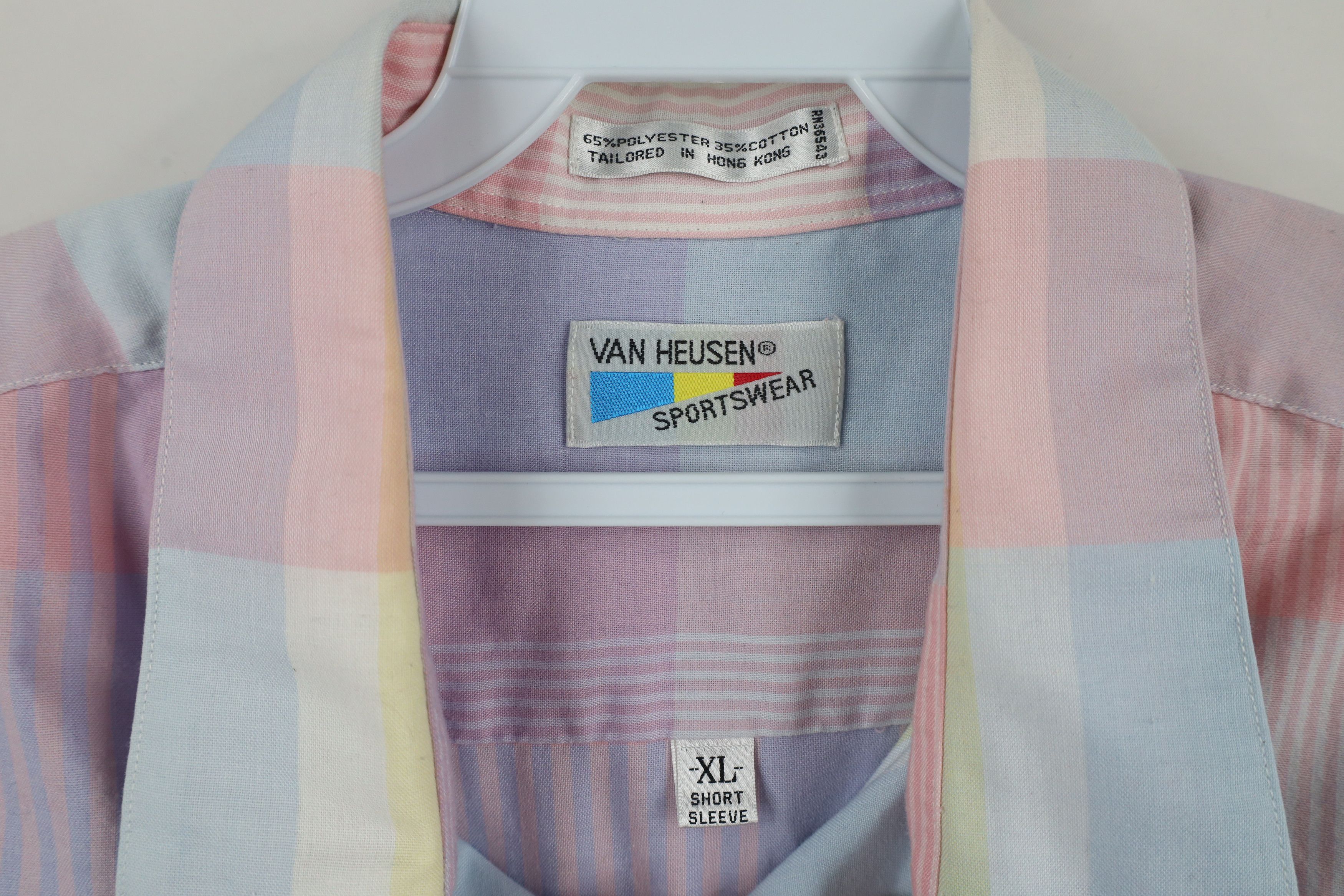 Vintage Vintage 90s Streetwear Pastel Short Sleeve Button Shirt Size US XL / EU 56 / 4 - 9 Thumbnail