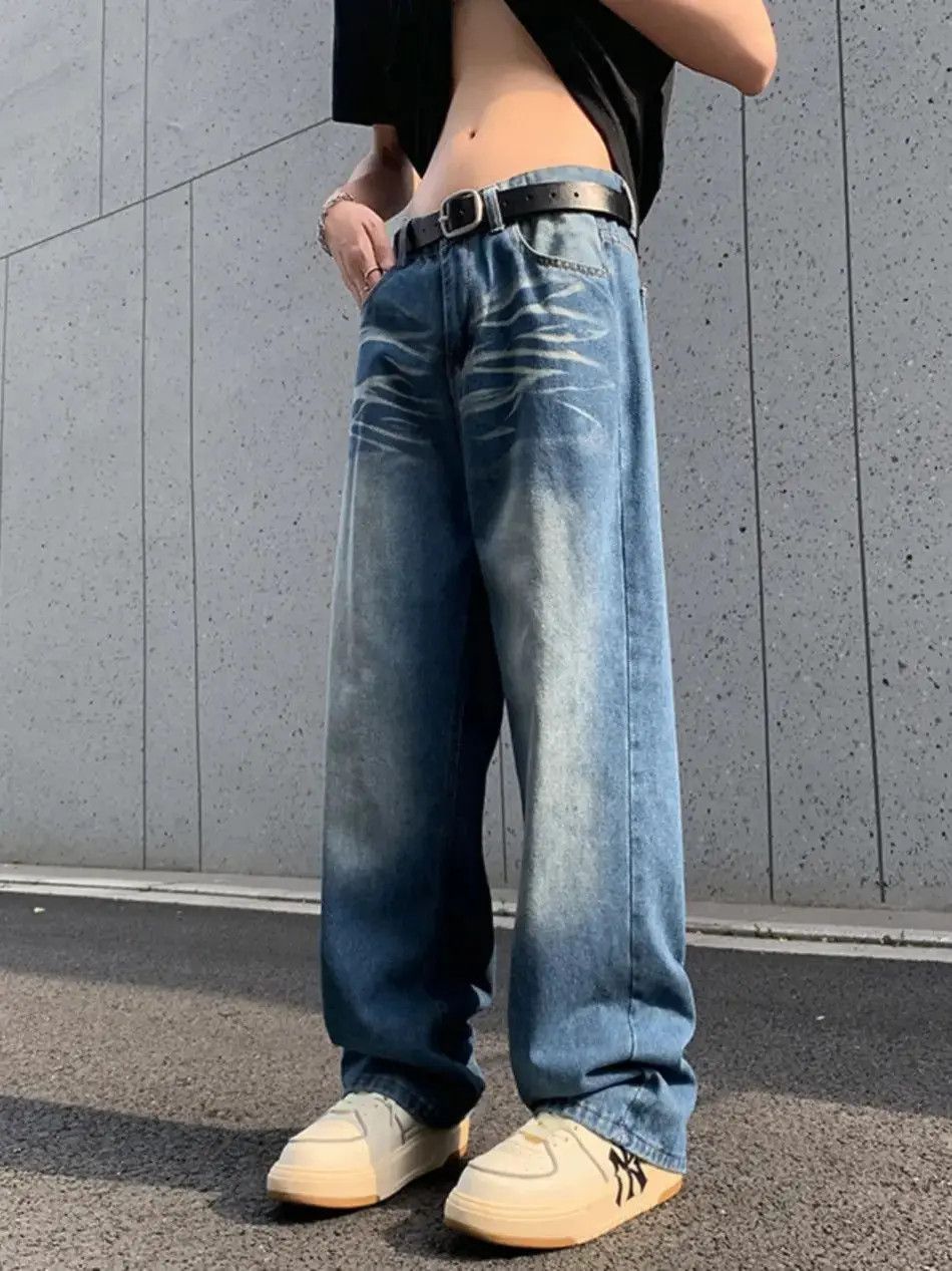 Japanese Brand Retro micro flared straight leg jeans Size US 32 / EU 48 - 3 Thumbnail