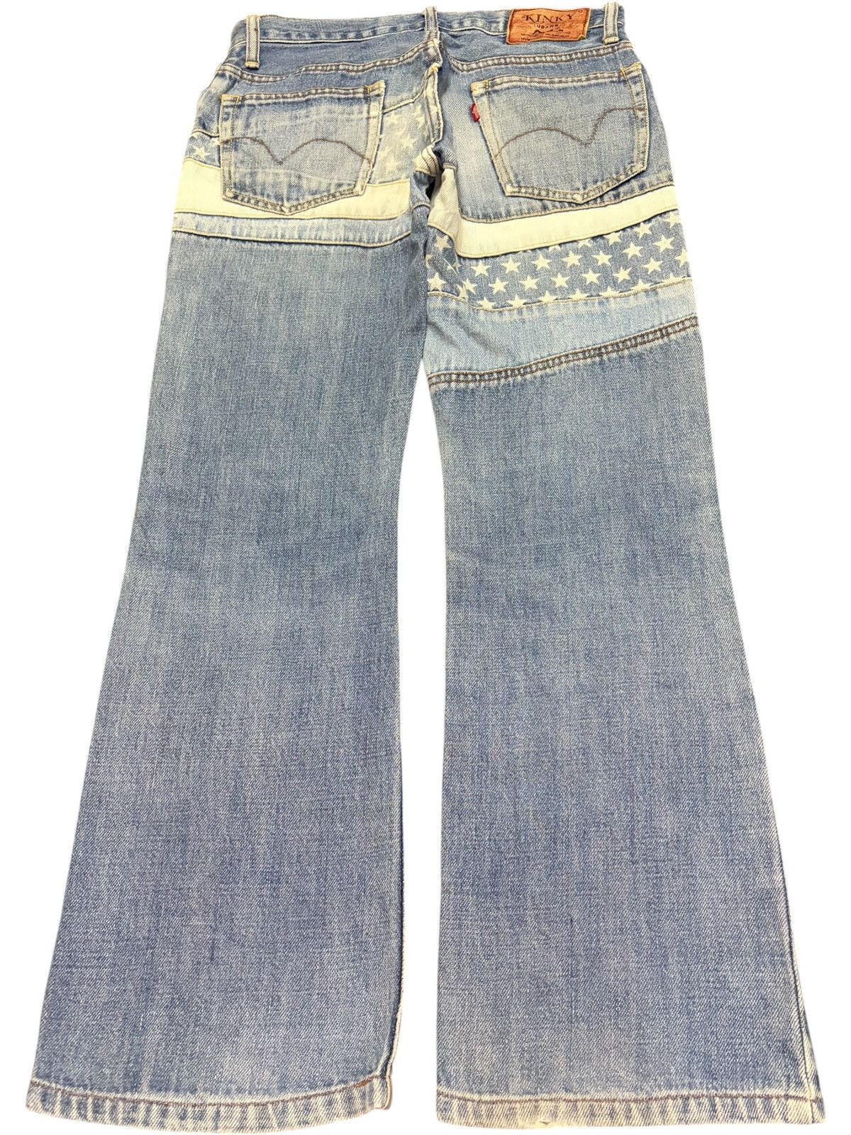 Hysteric Glamour Vintage Hysteric Glamour Distress Low Rise Flare Jeans Size 28" / US 6 / IT 42 - 2 Thumbnail
