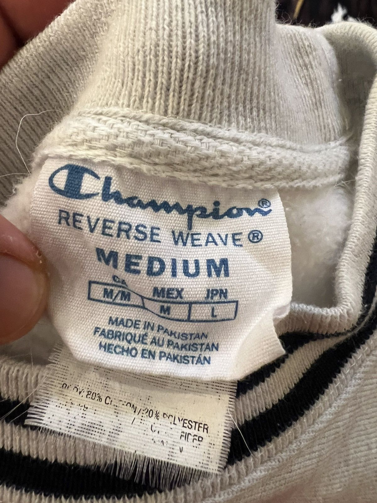 Champion × Vintage Vintage 90’s Champion Reverse Weave Syracuse Crewneck Size US M / EU 48-50 / 2 - 8 Thumbnail
