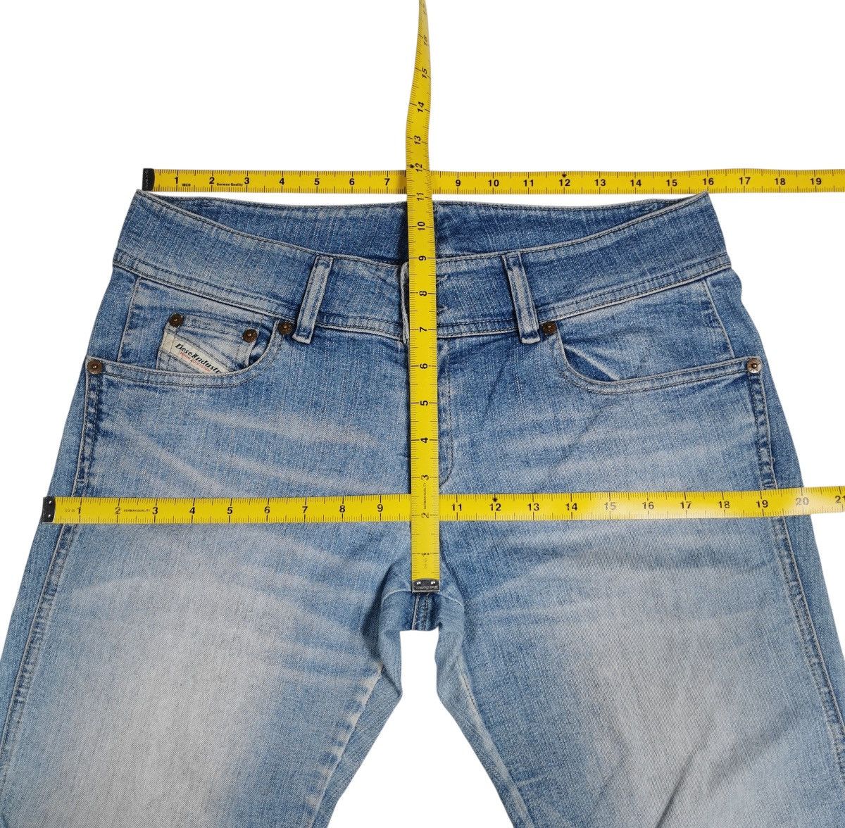 Diesel Vintage y2k Diesel Flared Bootcut Jeans 🟦Size 32x33 Size 32" / US 10 / IT 46 - 11 Thumbnail