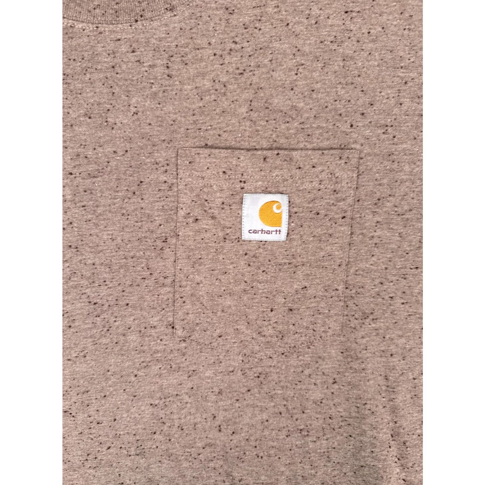 Carhartt Carhartt Shirt Mens XL Brown Crew Neck Short Sleeve Pocket Tagless Workwear Size US XL / EU 56 / 4 - 6 Thumbnail