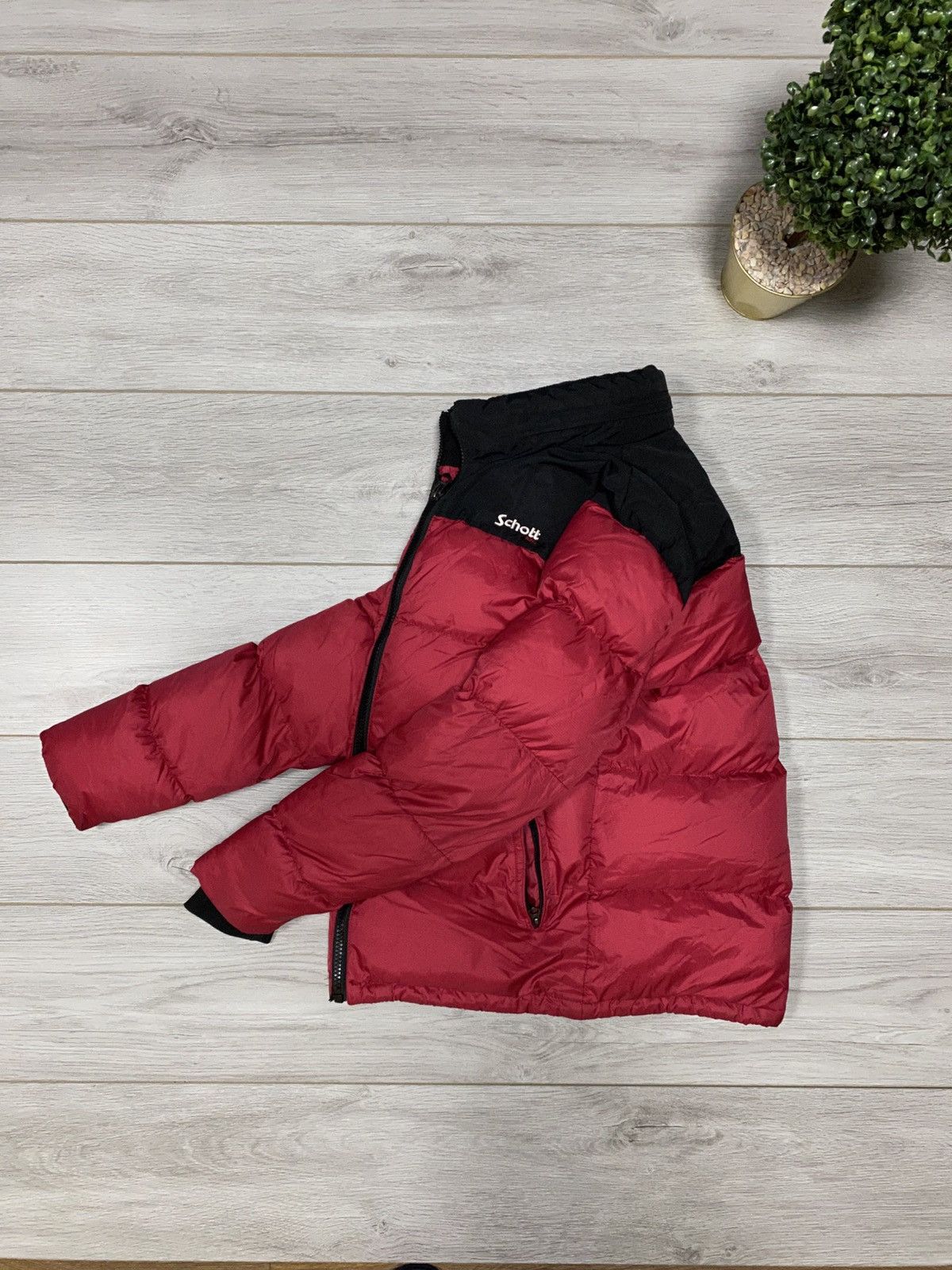 Schott Schott puffer jacket zip Size US S / EU 44-46 / 1 - 8 Thumbnail