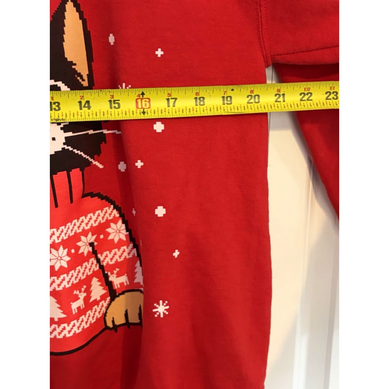 Jerzees JERZEES Santa Claws Sweatshirt Women's Red Pullover Cat Christmas Crew Neck Long Sleeve Modern Classic Fit M Sweatshirt Size M / US 6-8 / IT 42-44 - 3 Thumbnail