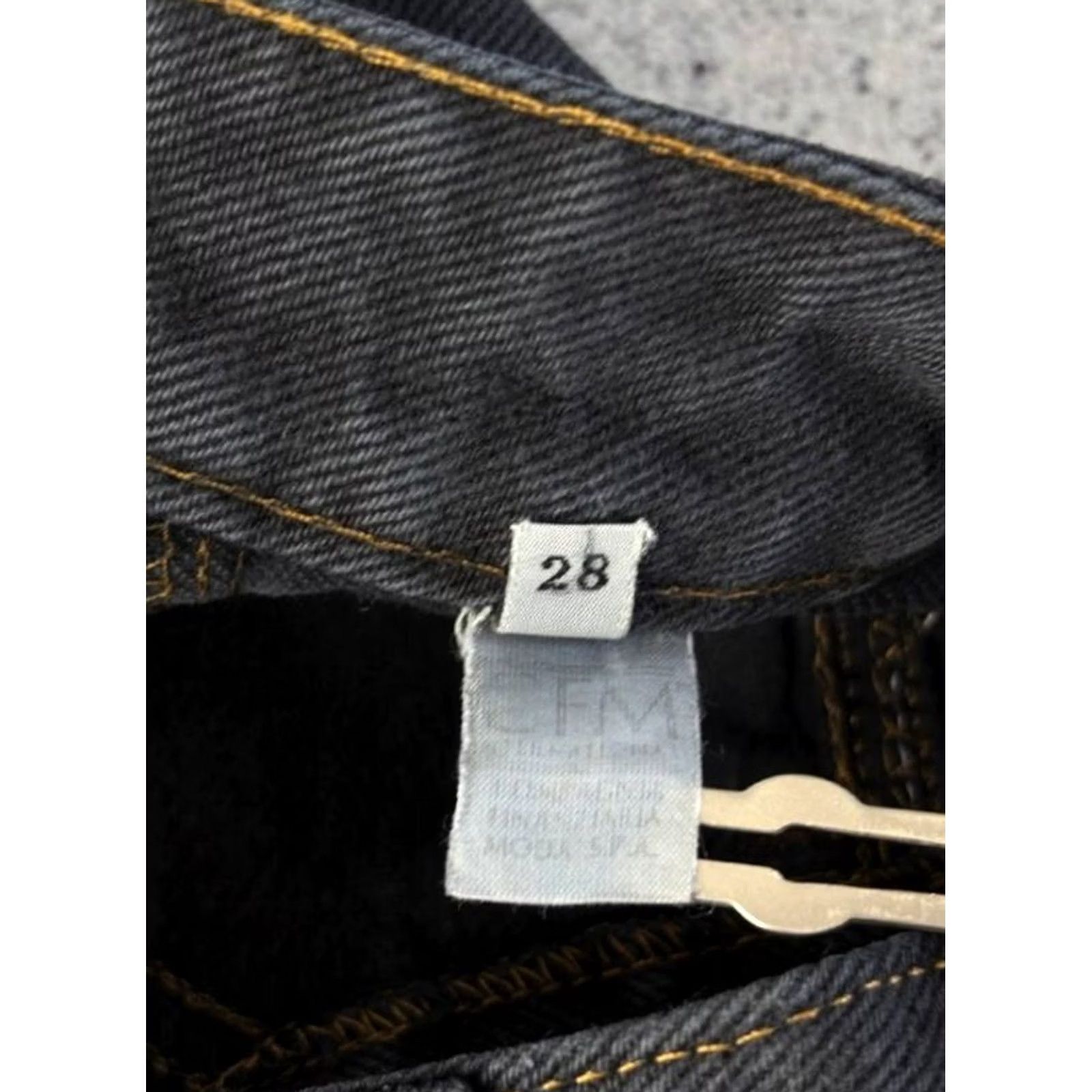 CLOSED Closed Black Denim Jeans 28 Straight Leg Stretch Belt Loop Women's Jeans Regular Size 28 Black Color Clothing Size 28" / US 6 / IT 42 - 3 Thumbnail