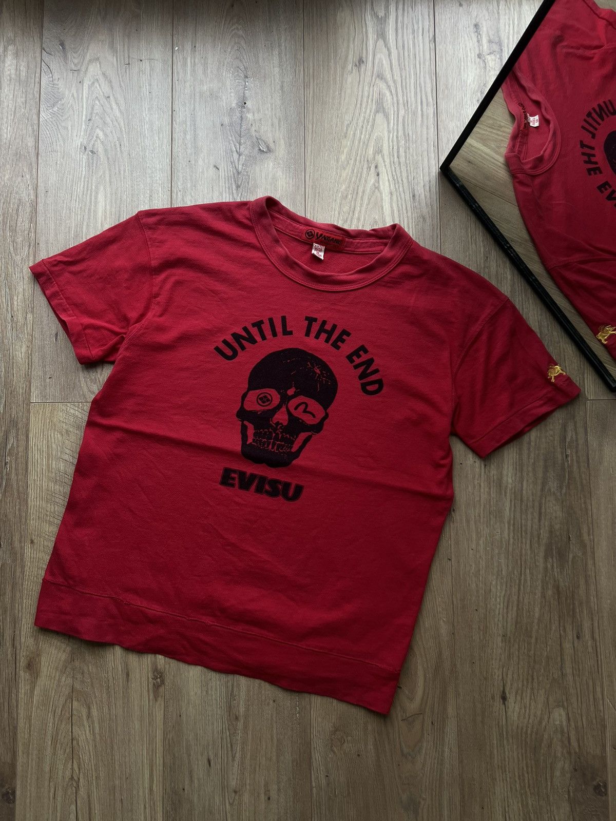 Evisu 00’s EVISU YAMANE UNTIL THE END SKULL LOGO TEE Y2K Size US M / EU 48-50 / 2 - 1 Thumbnail