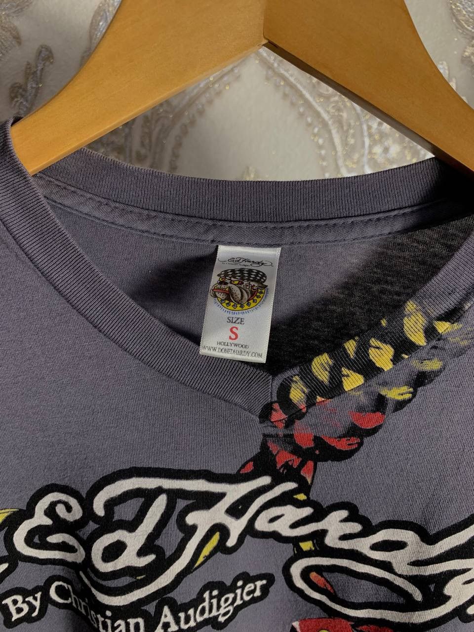 Ed Hardy ED HARDY CHRISTIAN AUDIGIER DESIGNER T-SHIRT JAPAN STYLE Y2K Size US S / EU 44-46 / 1 - 3 Thumbnail