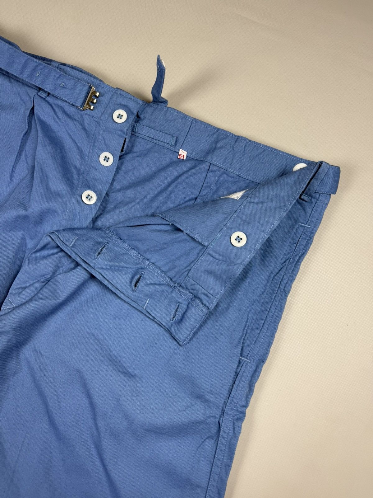 Le Laboureur Vintage German Air Force Military Fatigue Pants Trousers Size US 40 / EU 56 - 13 Thumbnail