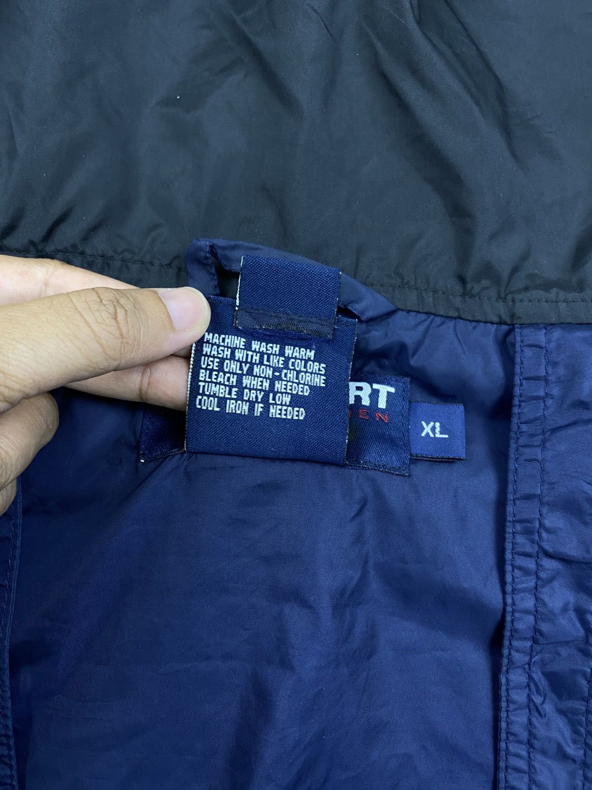 Polo Ralph Lauren Vintage Polo Sport Nylon Zipper Long Jacket Size US XXL / EU 58 / 5 - 11 Thumbnail