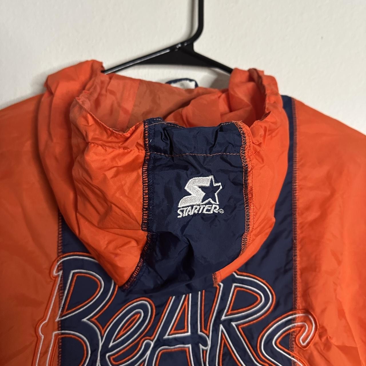 Vintage 90 Starter Chicago Bears Windbreaker Jacket NFL - XL