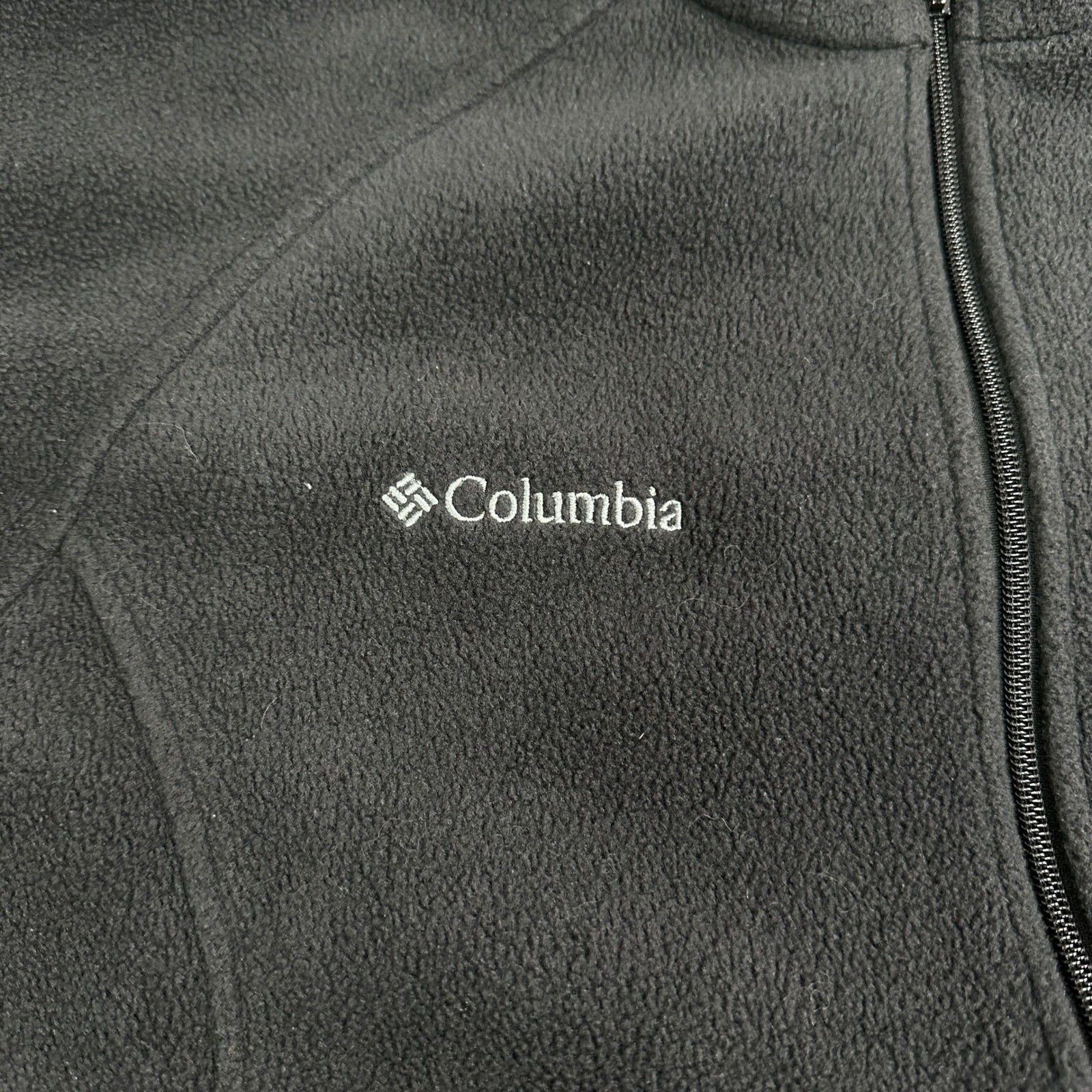 Columbia Columbia Women's Medium Black Full Zip Fleece Jacket Soft Size M / US 6-8 / IT 42-44 - 3 Thumbnail