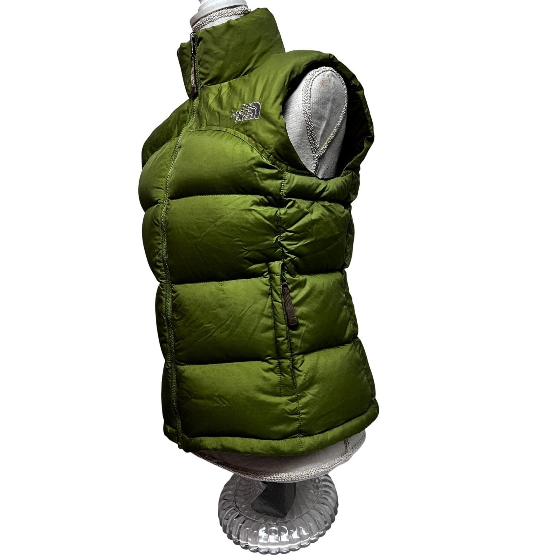 The North Face The North Face Womens Green Zip Up 700 Fill Goose Down Puffe Size S / US 4 / IT 40 - 3 Thumbnail