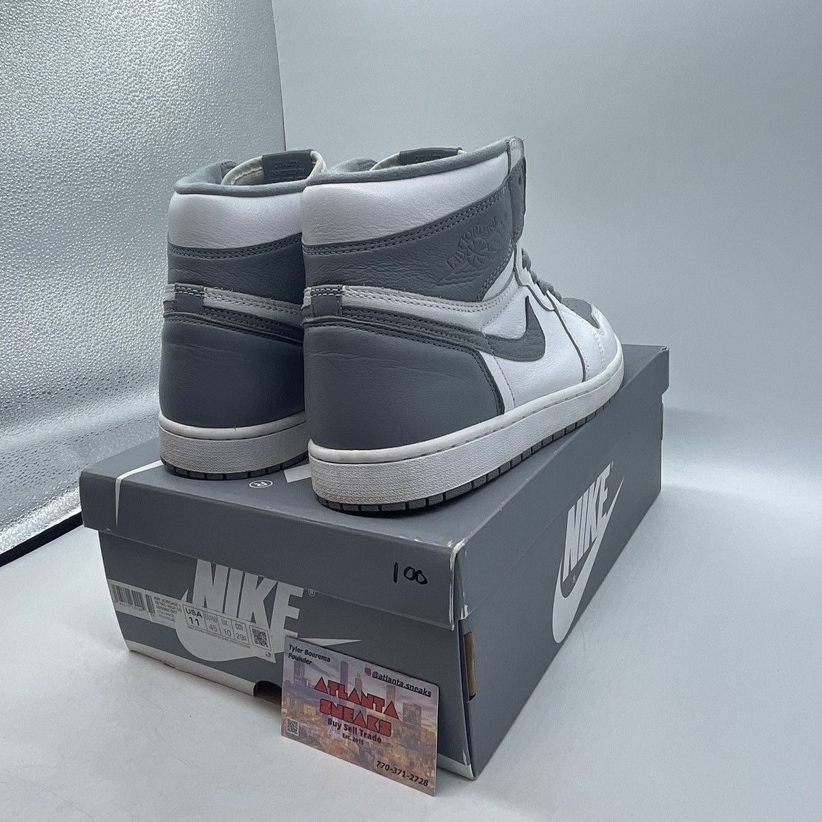Jordan Brand Air Jordan 1 high stealth Size US 11 / EU 44 - 5 Thumbnail